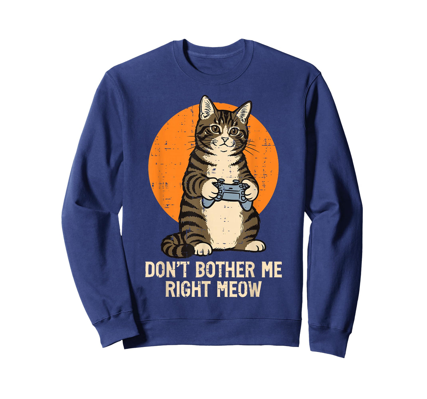 Gamer Cat Dont Bother Right Meow Funny Gaming Boys Kids Men T-Shirt