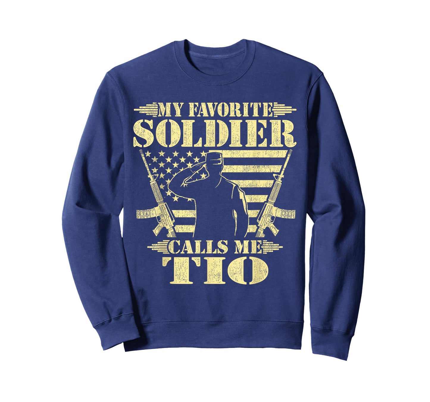 My Favorite Soldier Calls Me Tio Proud Military Uncle Gifts T-Shirt