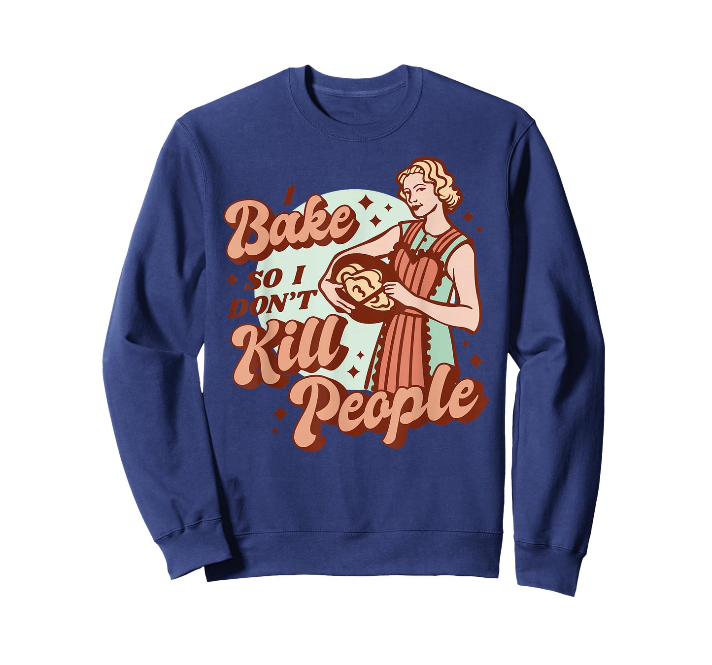 Baking Woman - Funny Retro T-Shirt