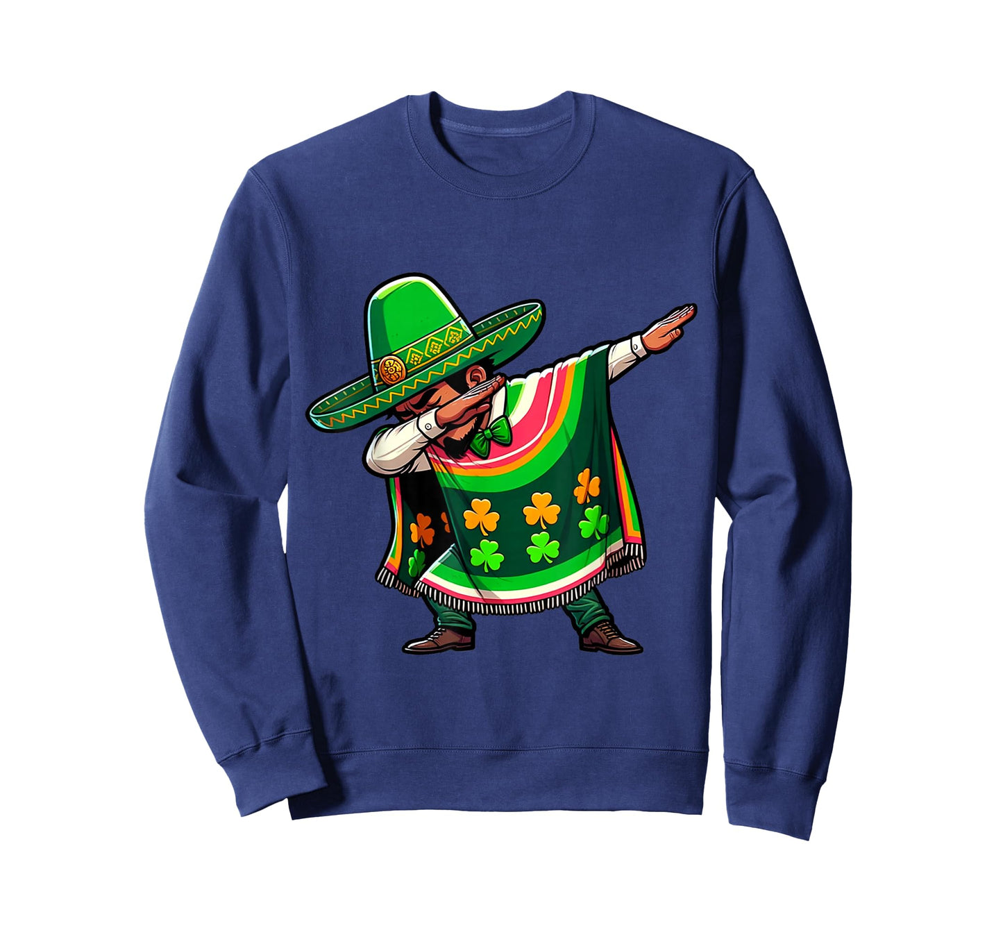 Mexican St Patricks Day 2026 Mexican Irish Dabbing T-Shirt