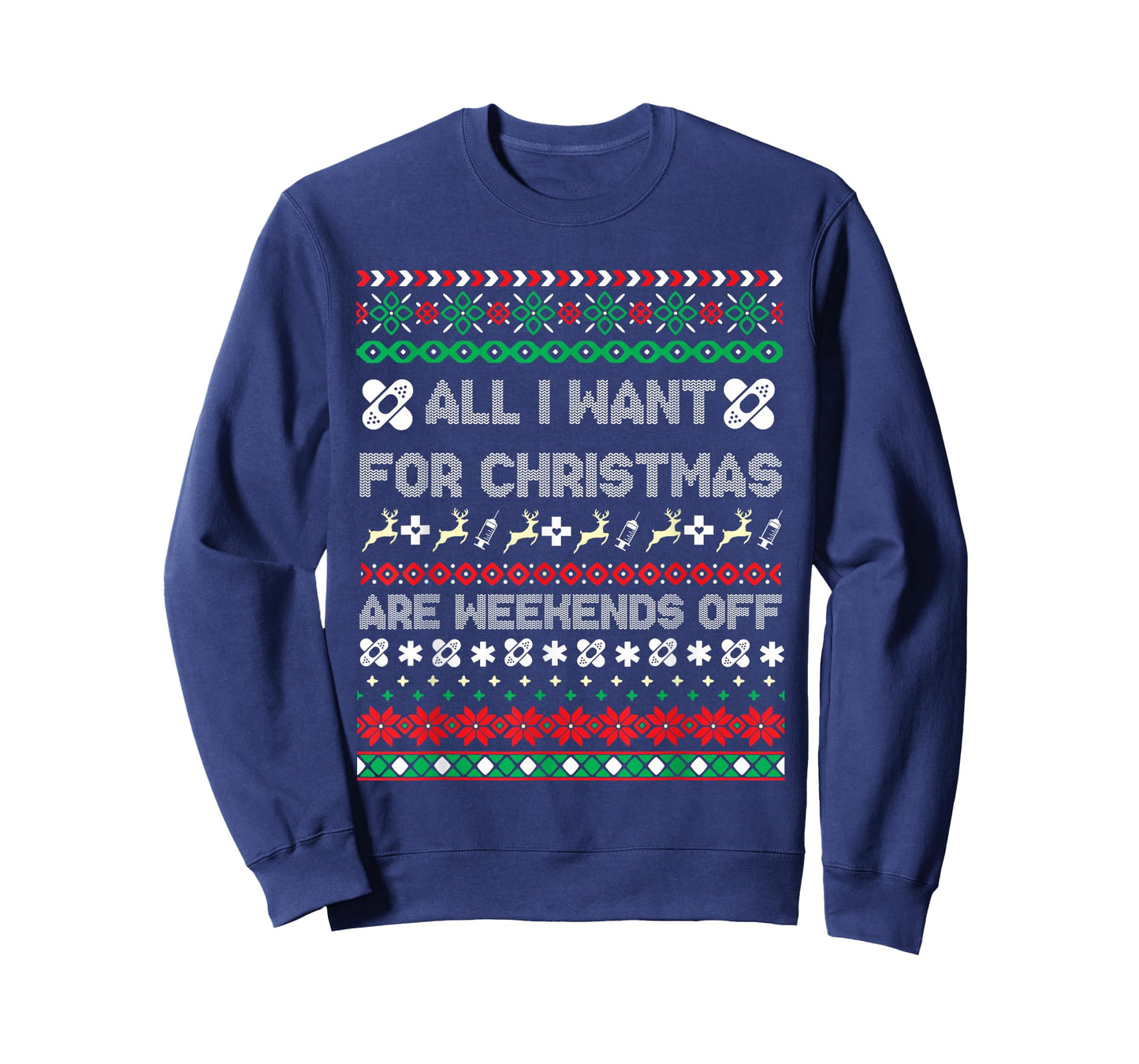 Christmas Nurse Ugly Christmas Sweater T-Shirt