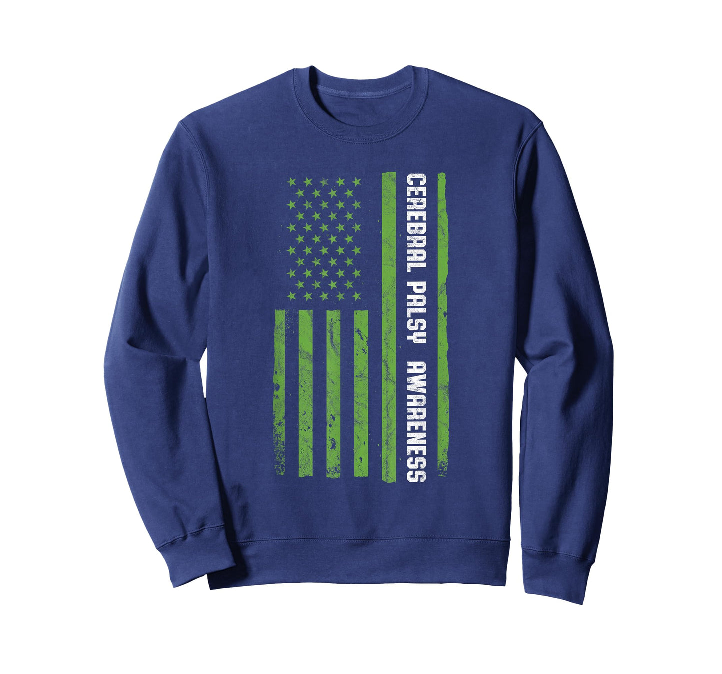 Cerebral Palsy Awareness Month American Flag CP T-Shirt