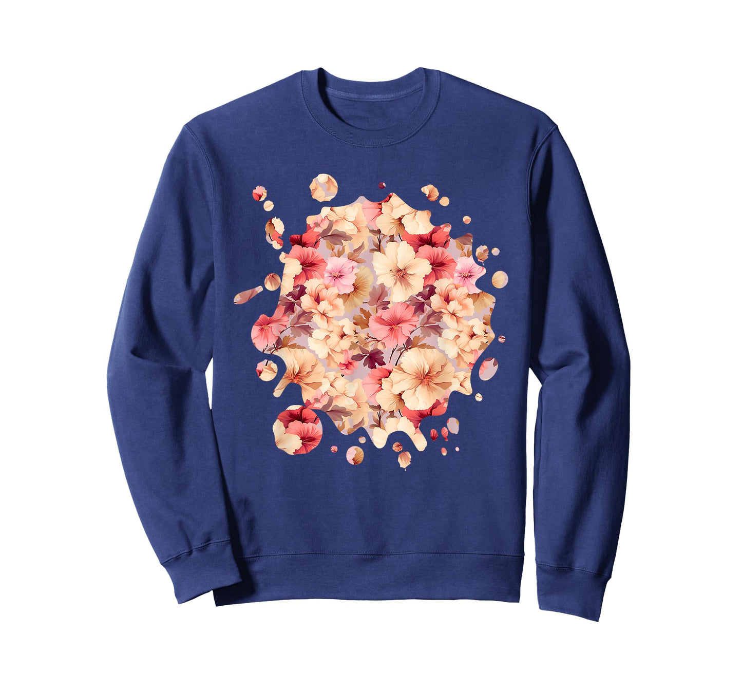 Cute Hollyhock Inspired Flower Plant Lover Gardener women T-Shirt