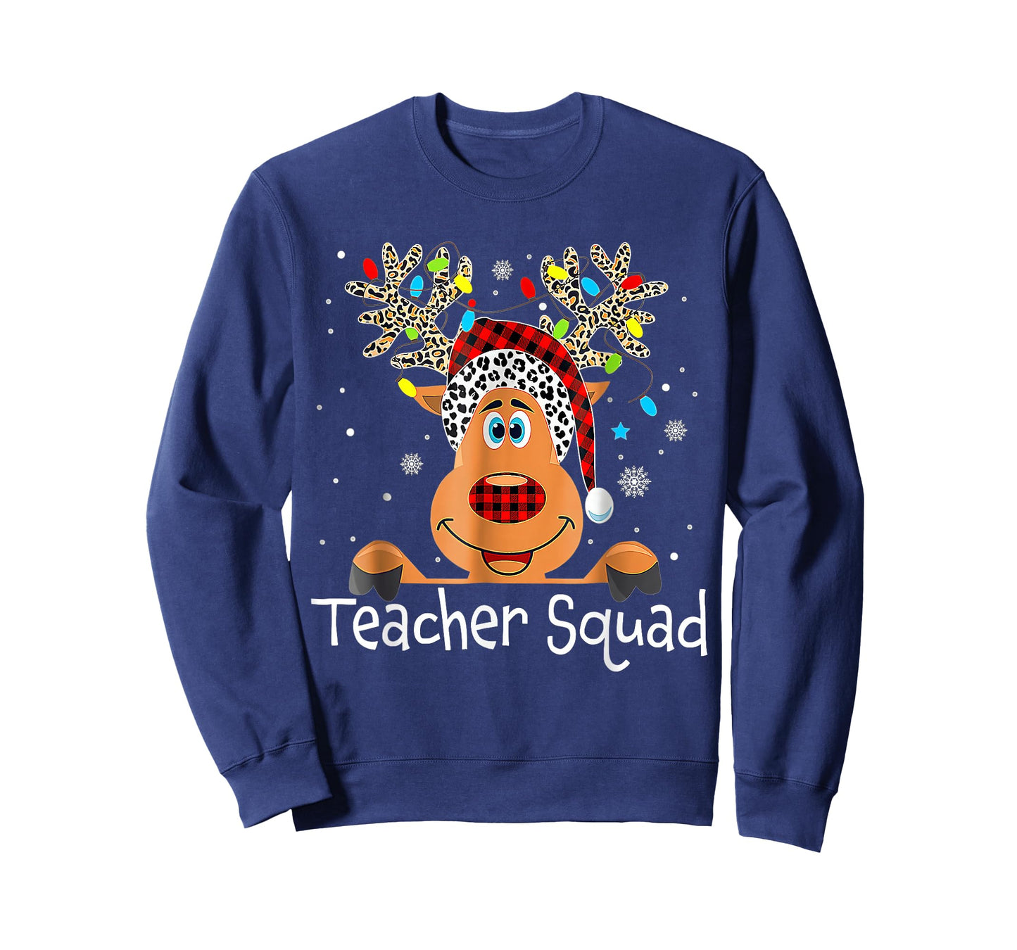 Teacher Squad Reindeer Teacher Christmas Xmas T-Shirt