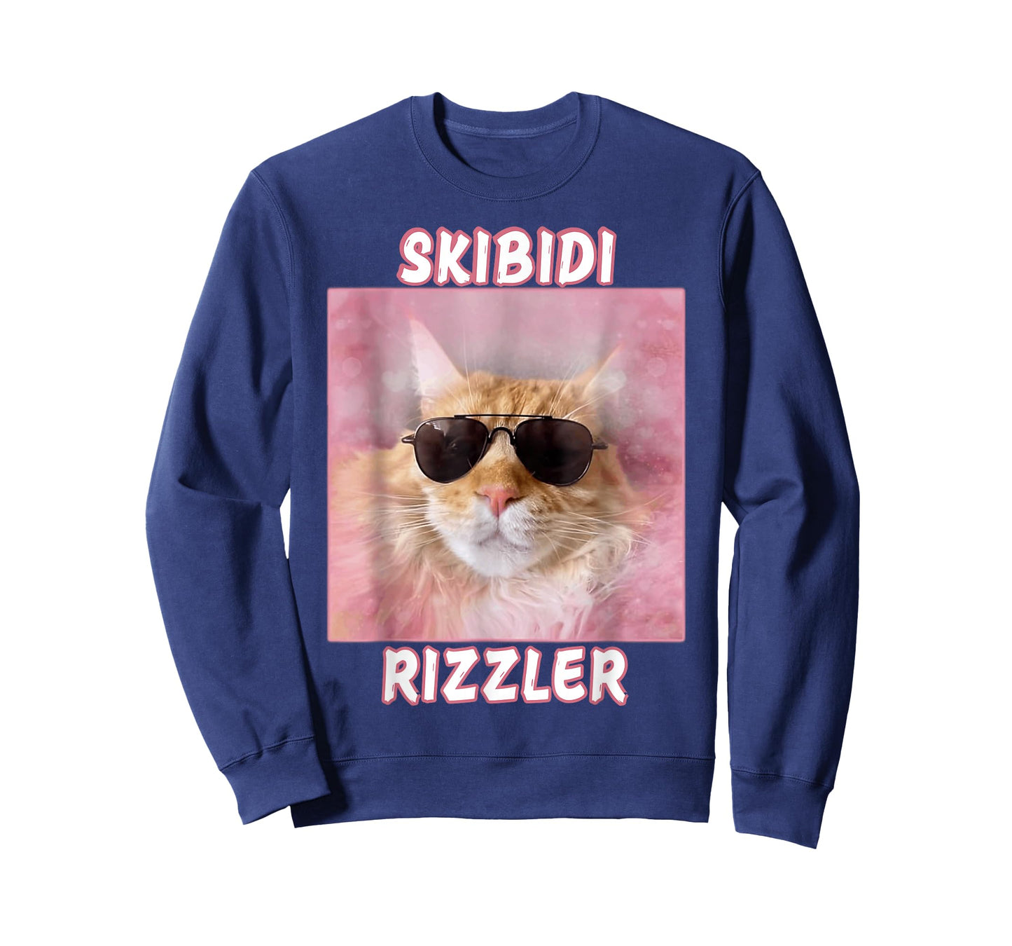 Skibidi Rizzler Cat Meme Funny Meme Internet Memes Rizz GenZ T-Shirt