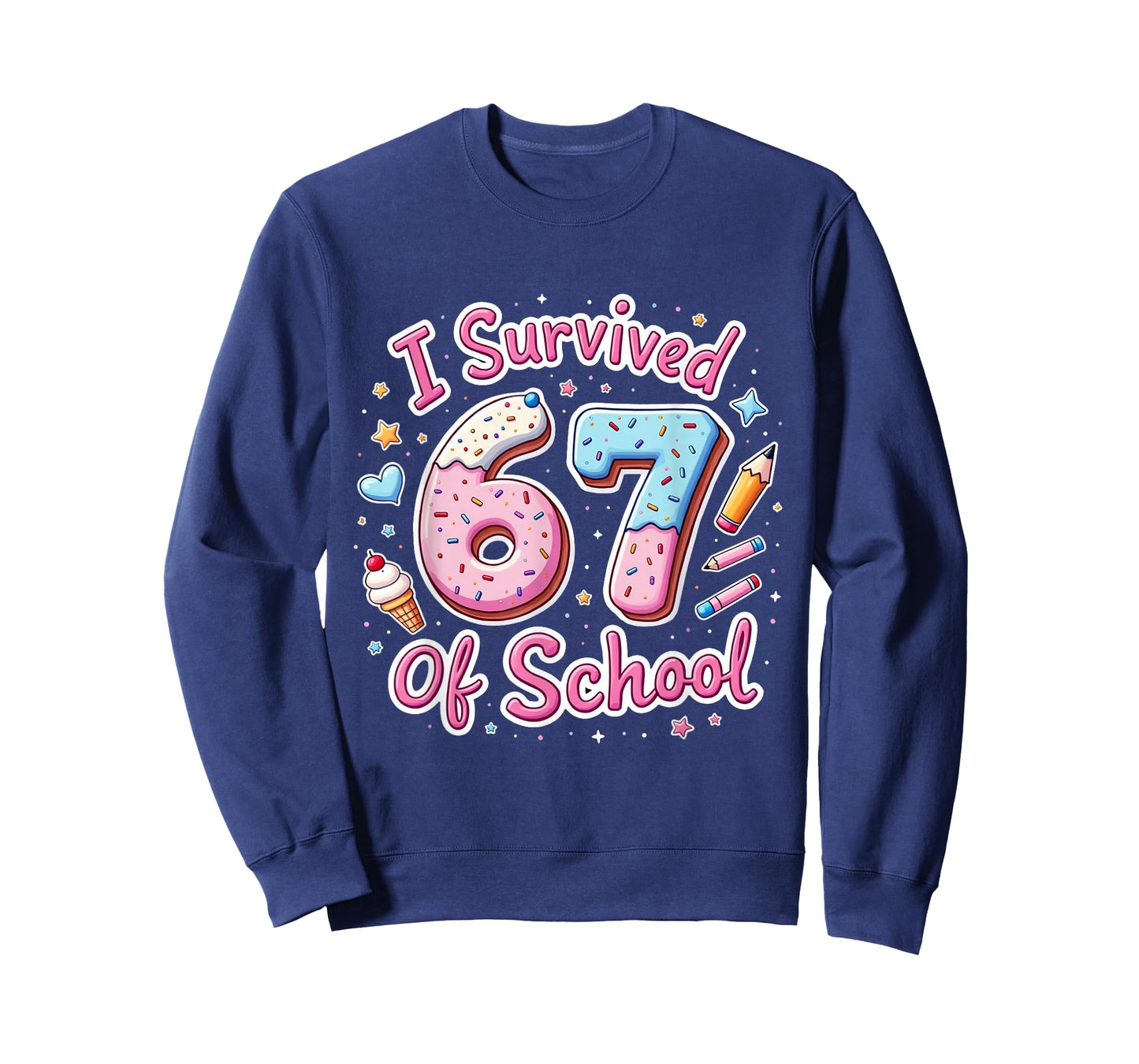 I Survived 67 Days of School Teachers Students T-Shirt