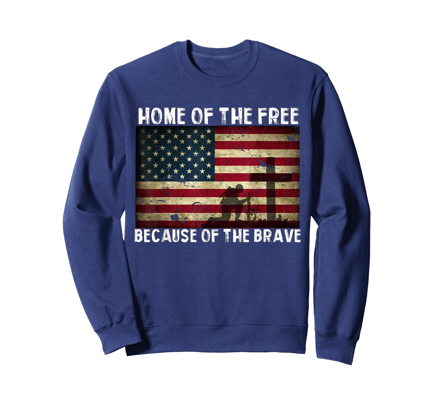 Home of The Free Because of The Brave - Veterans Tshirt T-Shirt