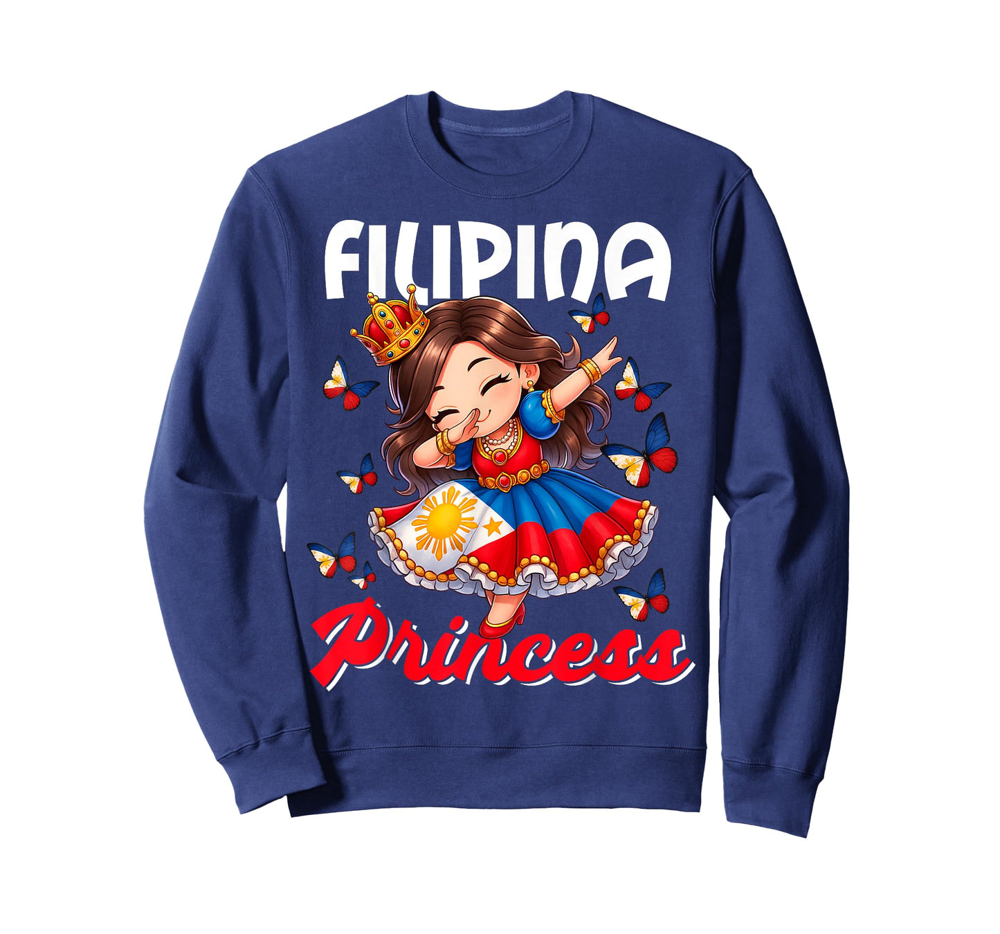 Filipina Princess Dabbing For Girls & Kids T-Shirt