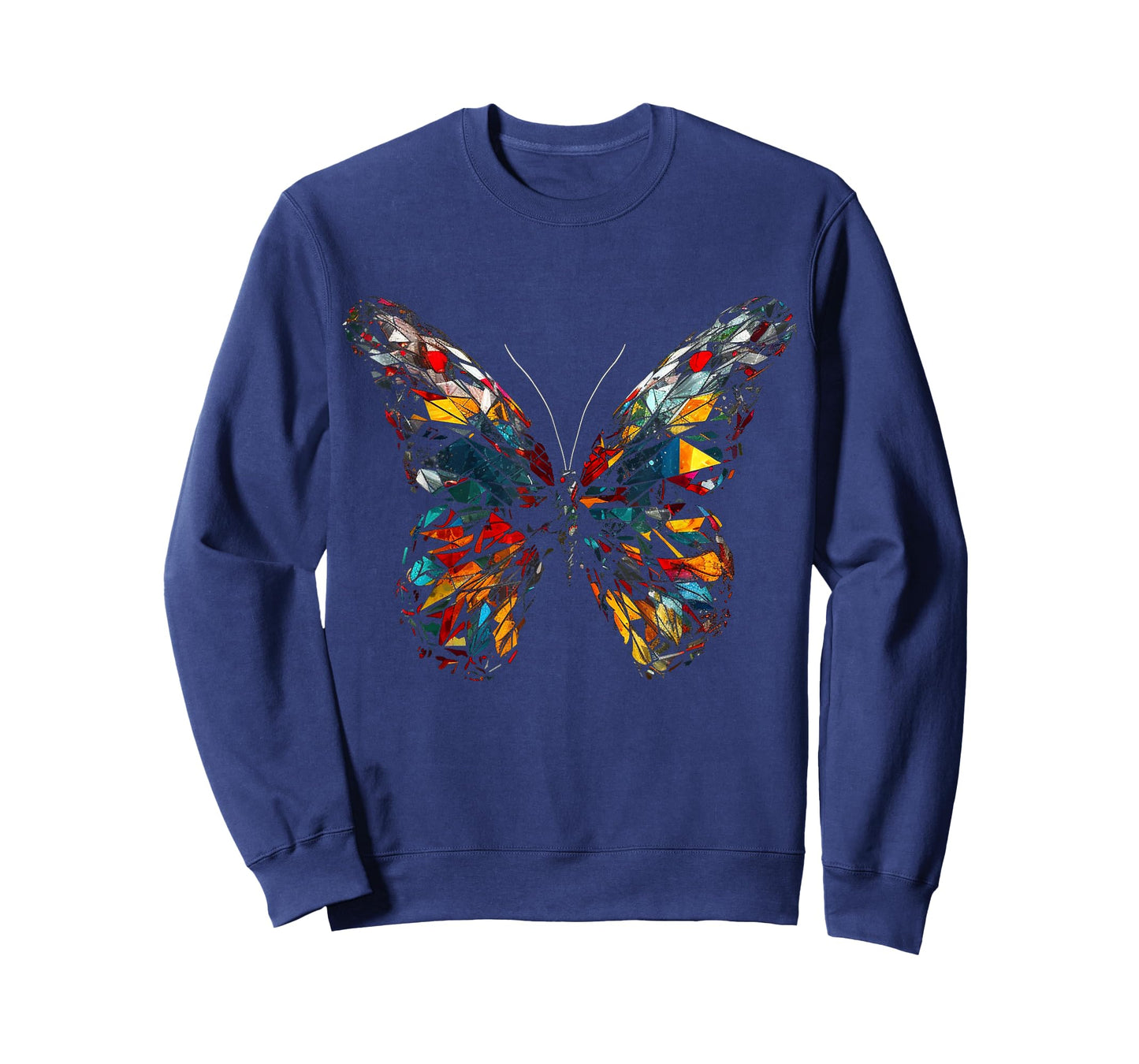 Butterfly Colourful Polygon - Art Animal Butterfly T-Shirt