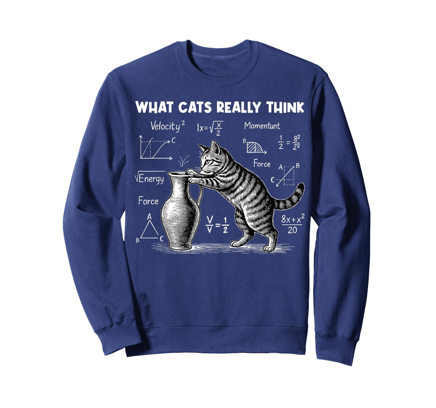 What Cats Really Think Funny Cat Physics Science Teacher T-Shirt
