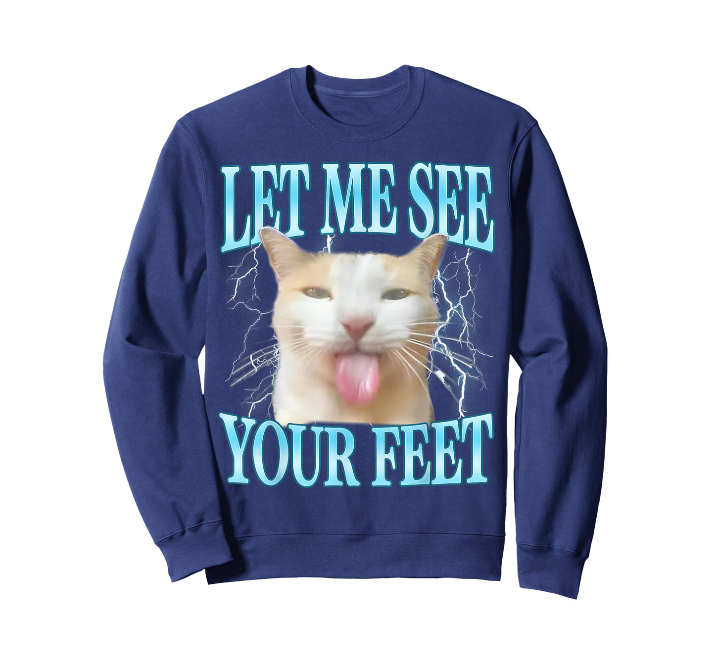 Your Feet Funny Offensive Silly Cat Meme Men Women Vintage T-Shirt