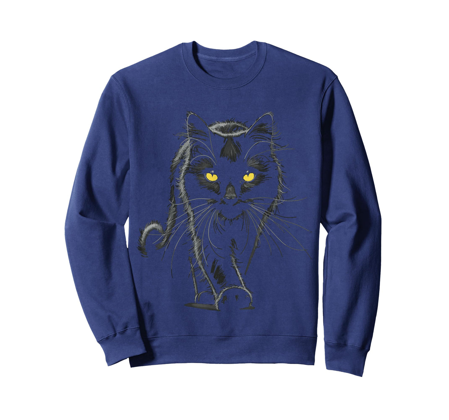 Black Cat Yellow Eyes Cats T-Shirt
