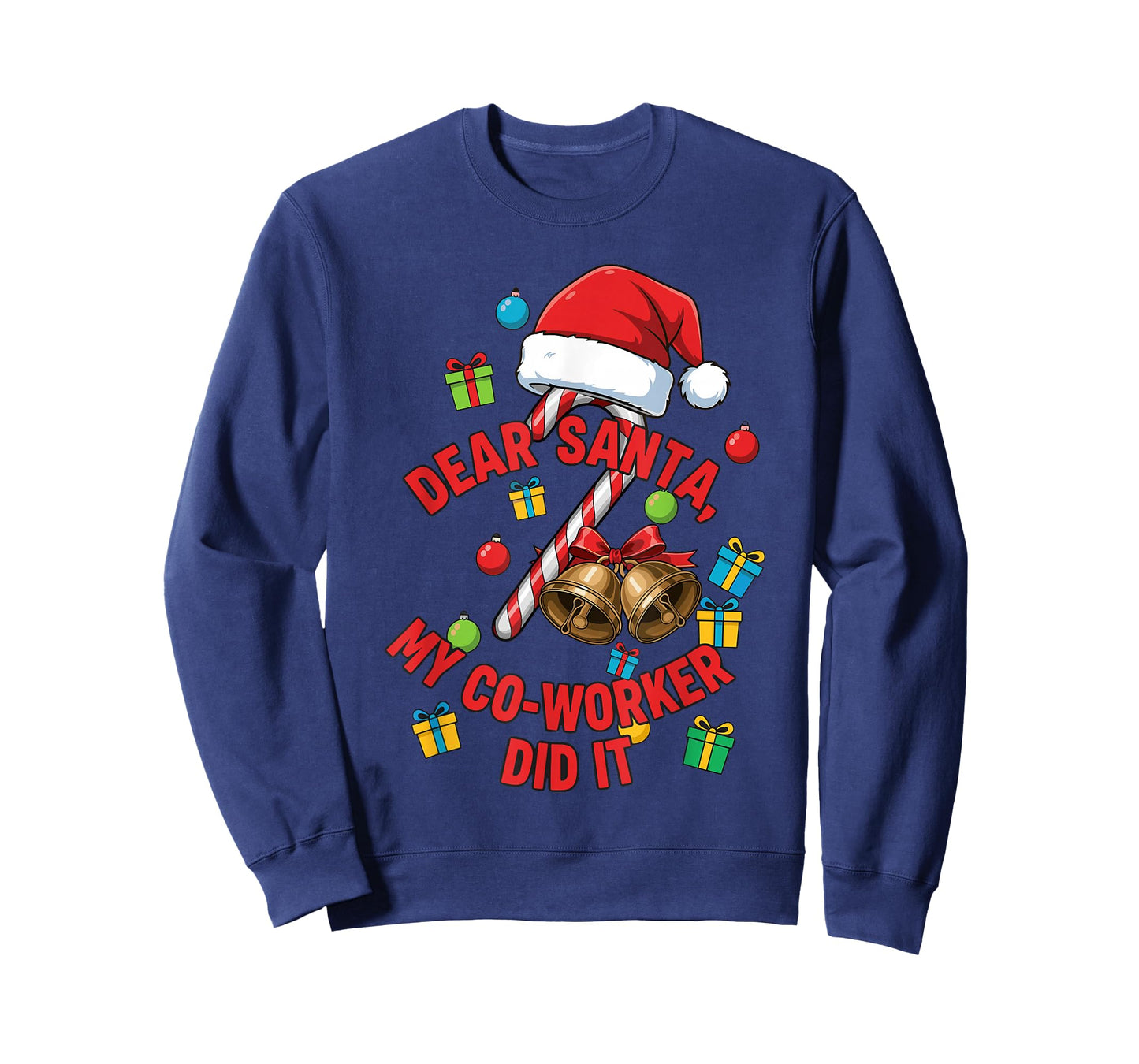 Dear Santa It’s My Co-Worker’s Fault Shirt, Office Christmas T-Shirt