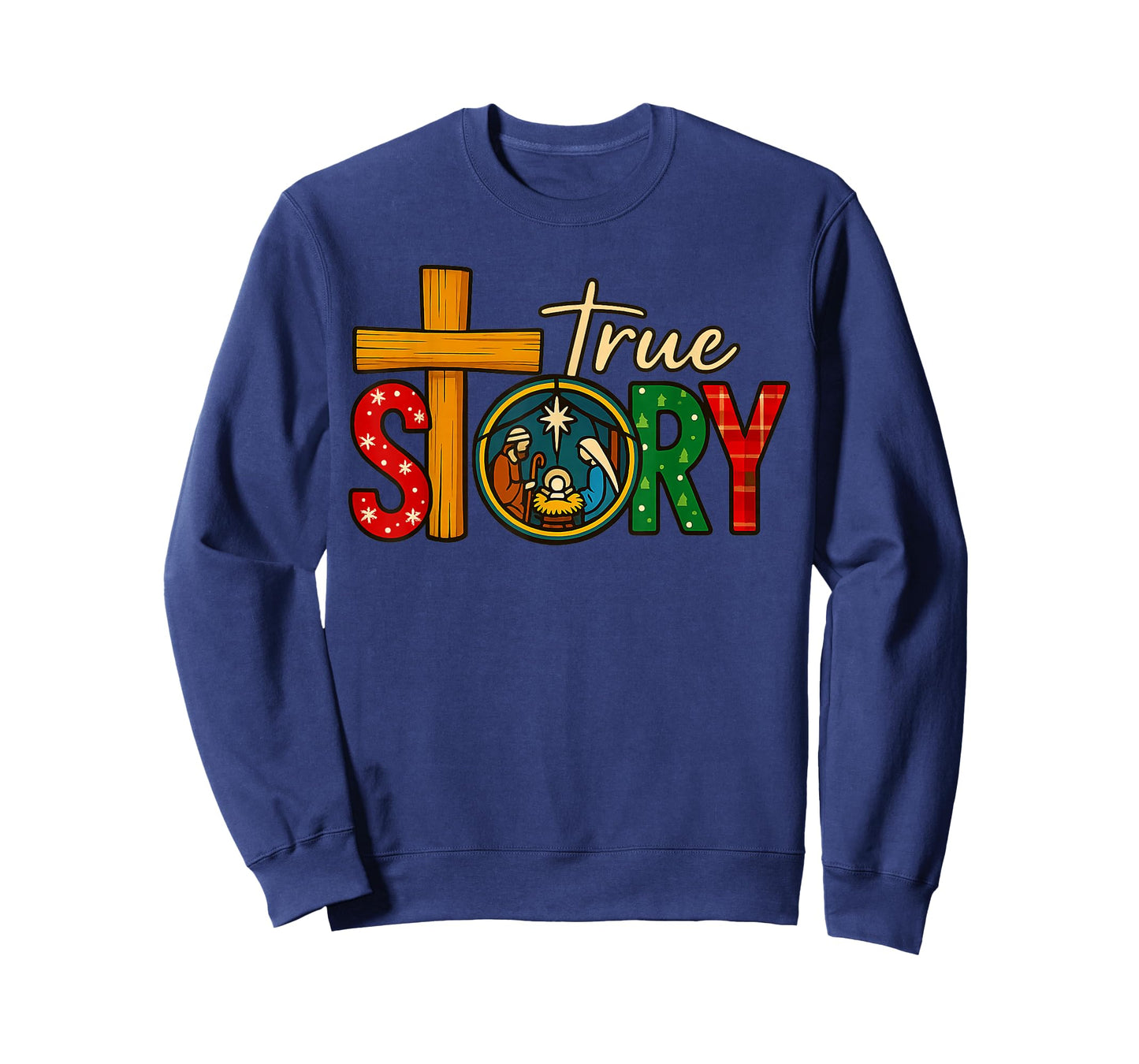 True Story of Jesus Birth Christmas Nativity Christmas T-Shirt