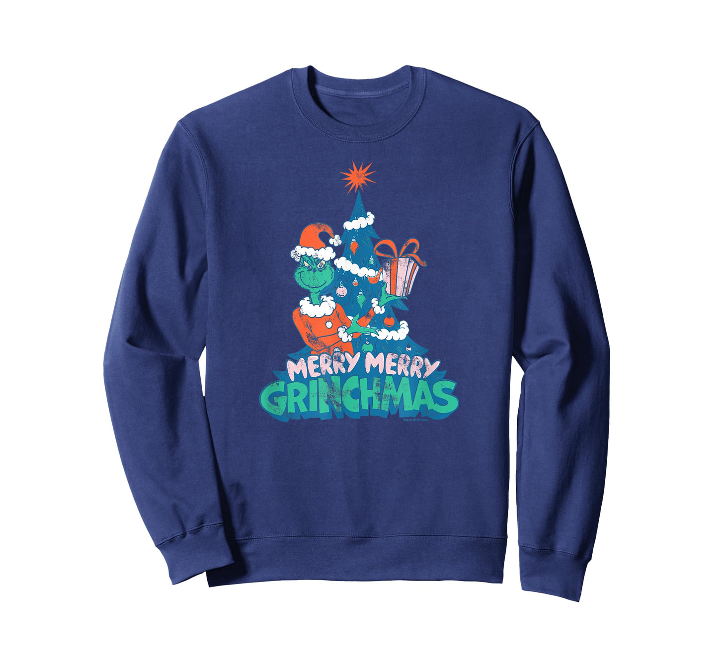 Dr. Seuss Grinch Merry Merry Grinchmas Officially Licensed T-Shirt