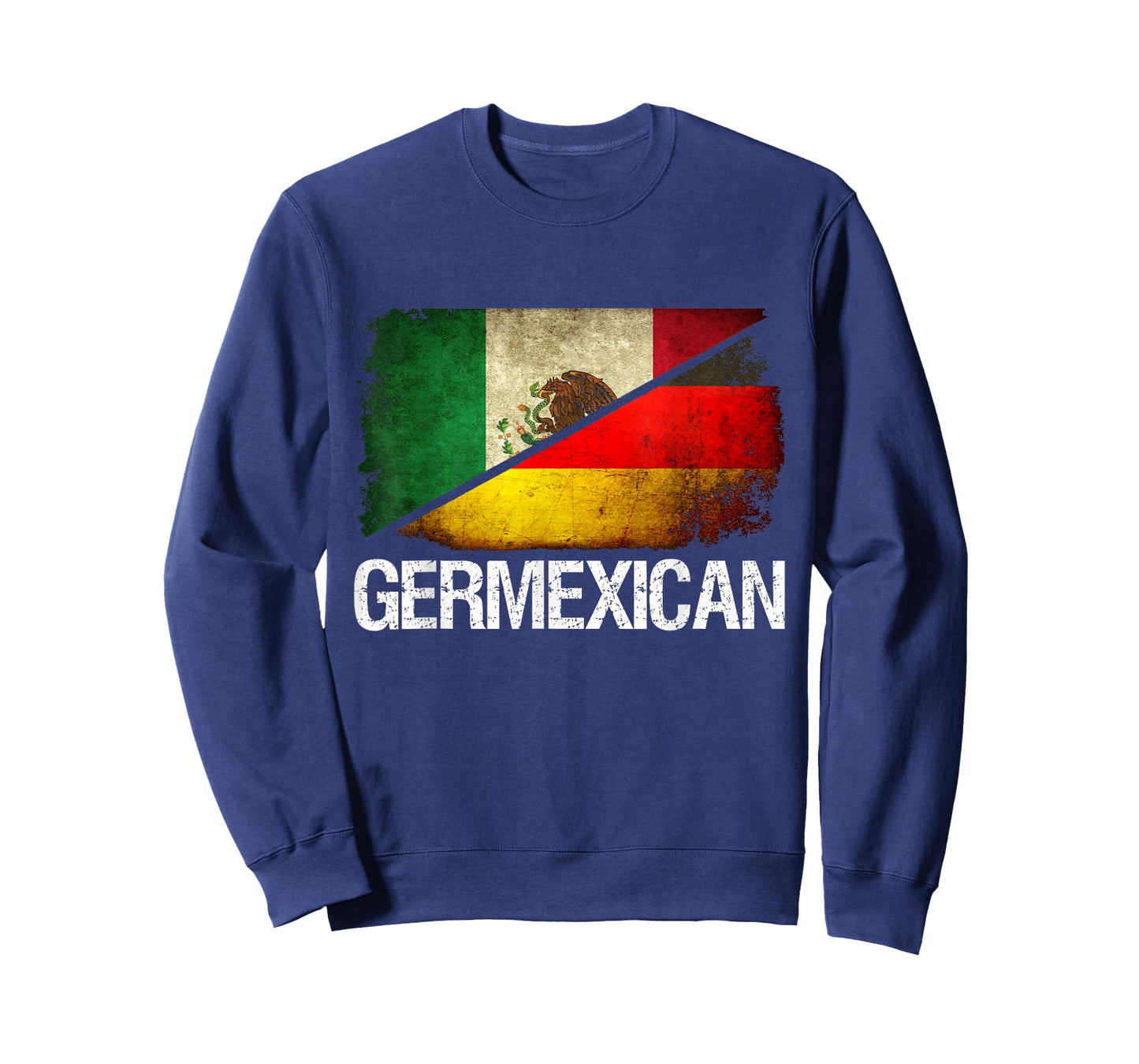 Half German & Half Mexican Flag - Germexican Hispanic T-Shirt