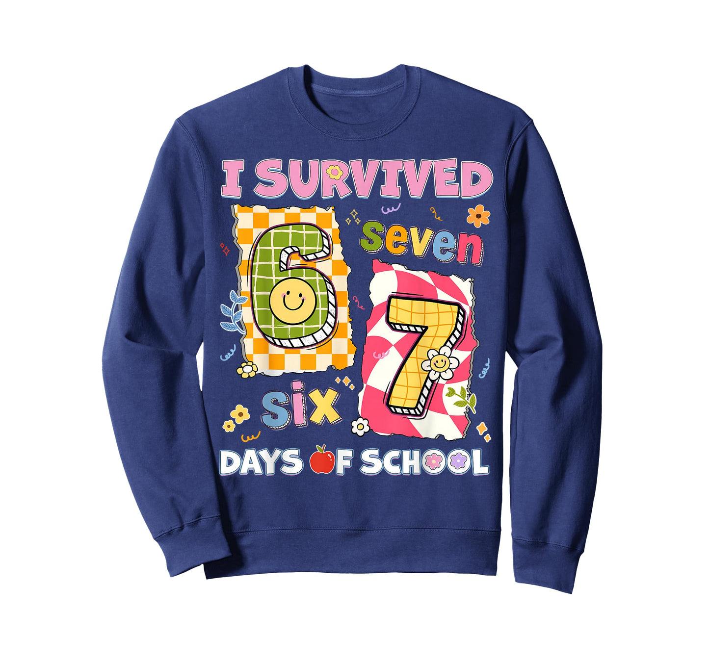I Survived 67 Days of School Funny Meme Boy Girl Teacher T-Shirt