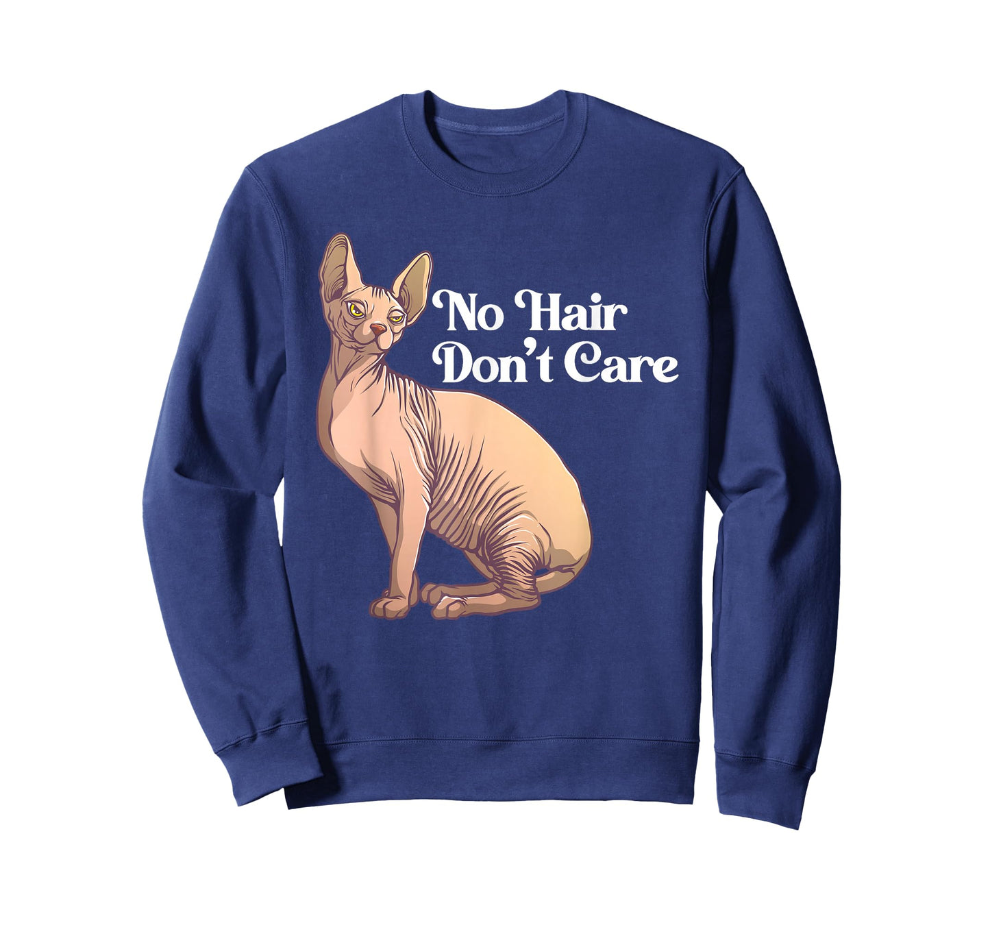 Funny Sphynx Cat Art For Men Women Hairless Cat Lover Pet T-Shirt