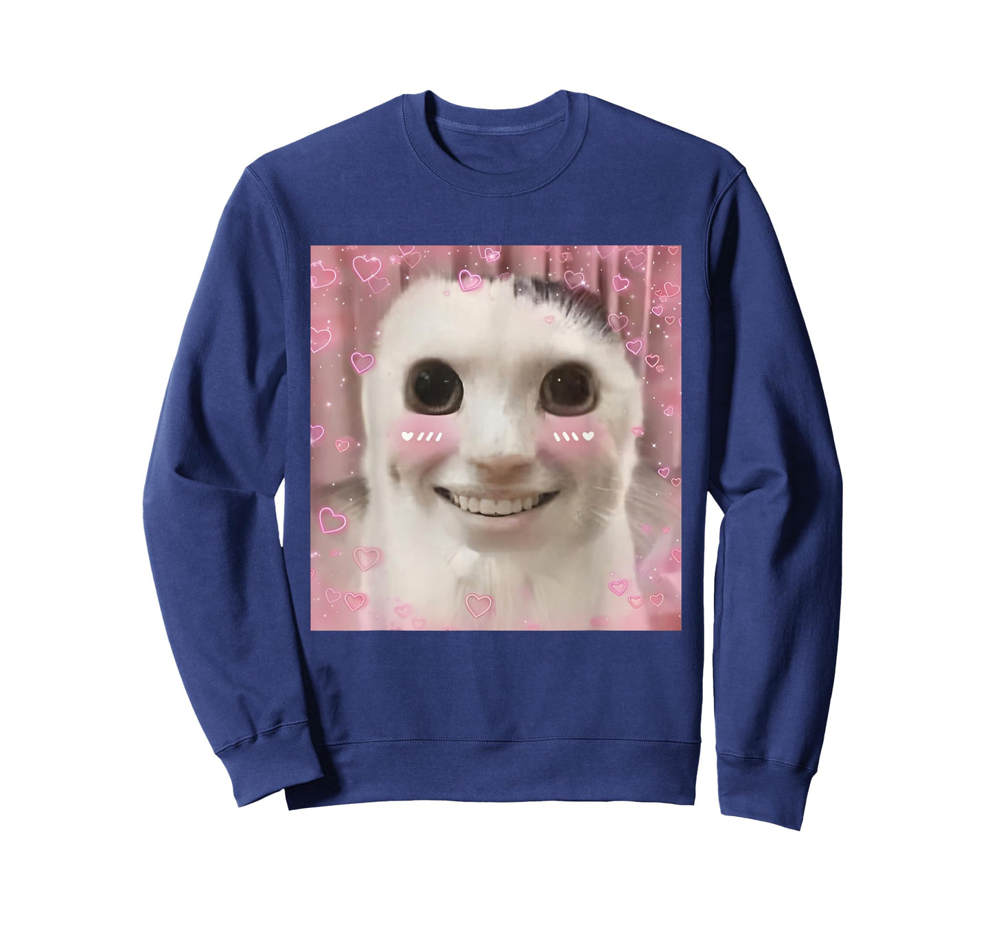 Goofy Ahh Cat Meme Dank Cursed Weirdcore Cringey Banana Cat T-Shirt