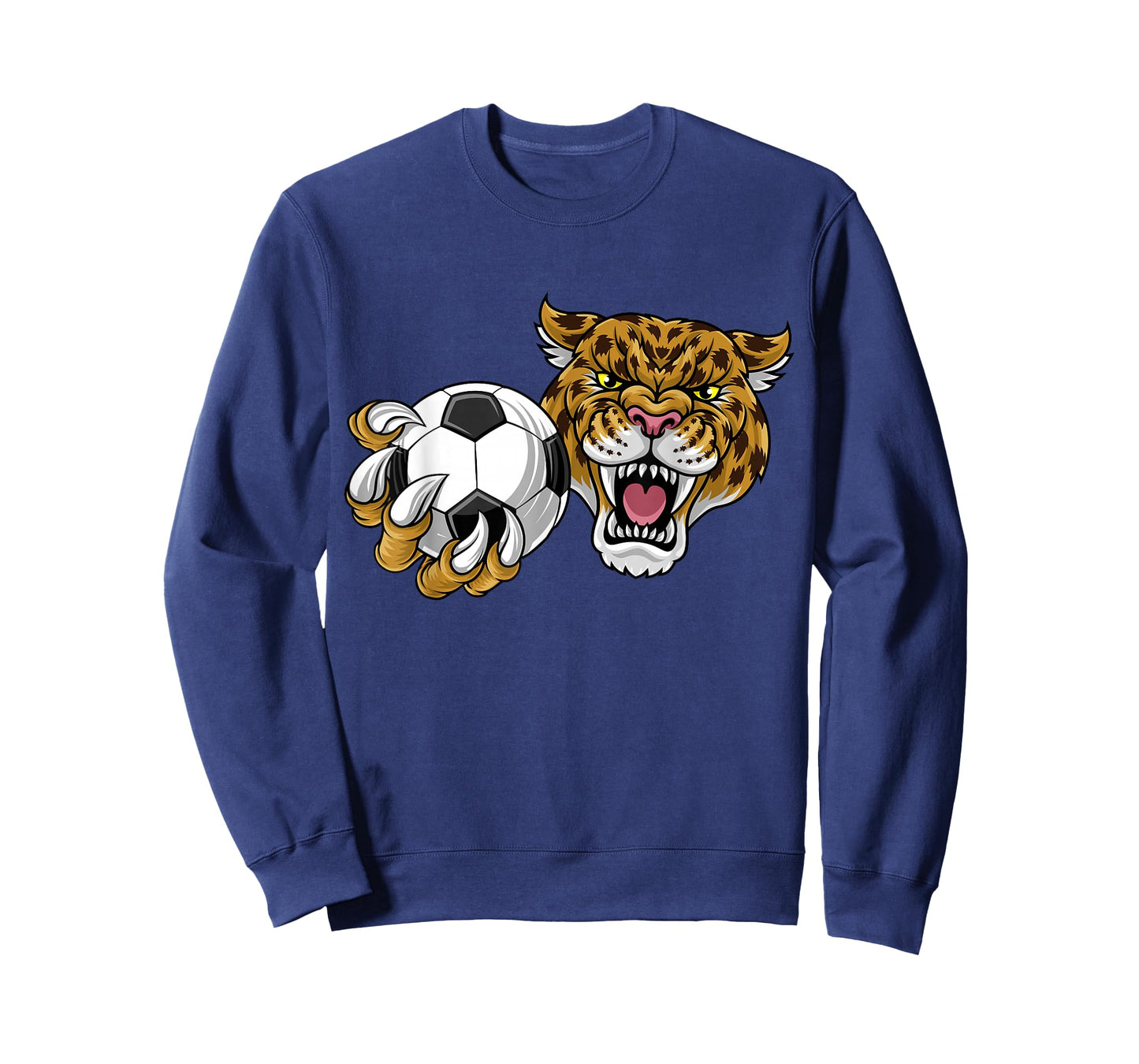 Jaguar Leopard Cheetah Soccer Ball Cartoon Character T-Shirt