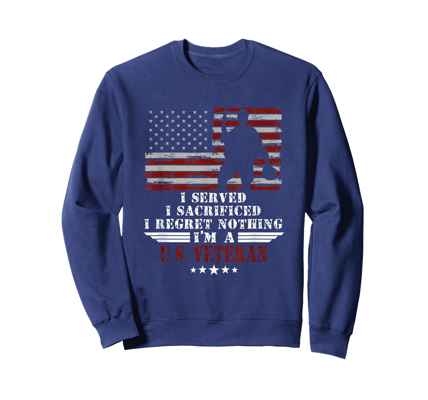 I Served I Sacrificed I Dont Regret Veterans Day US Veteran T-Shirt