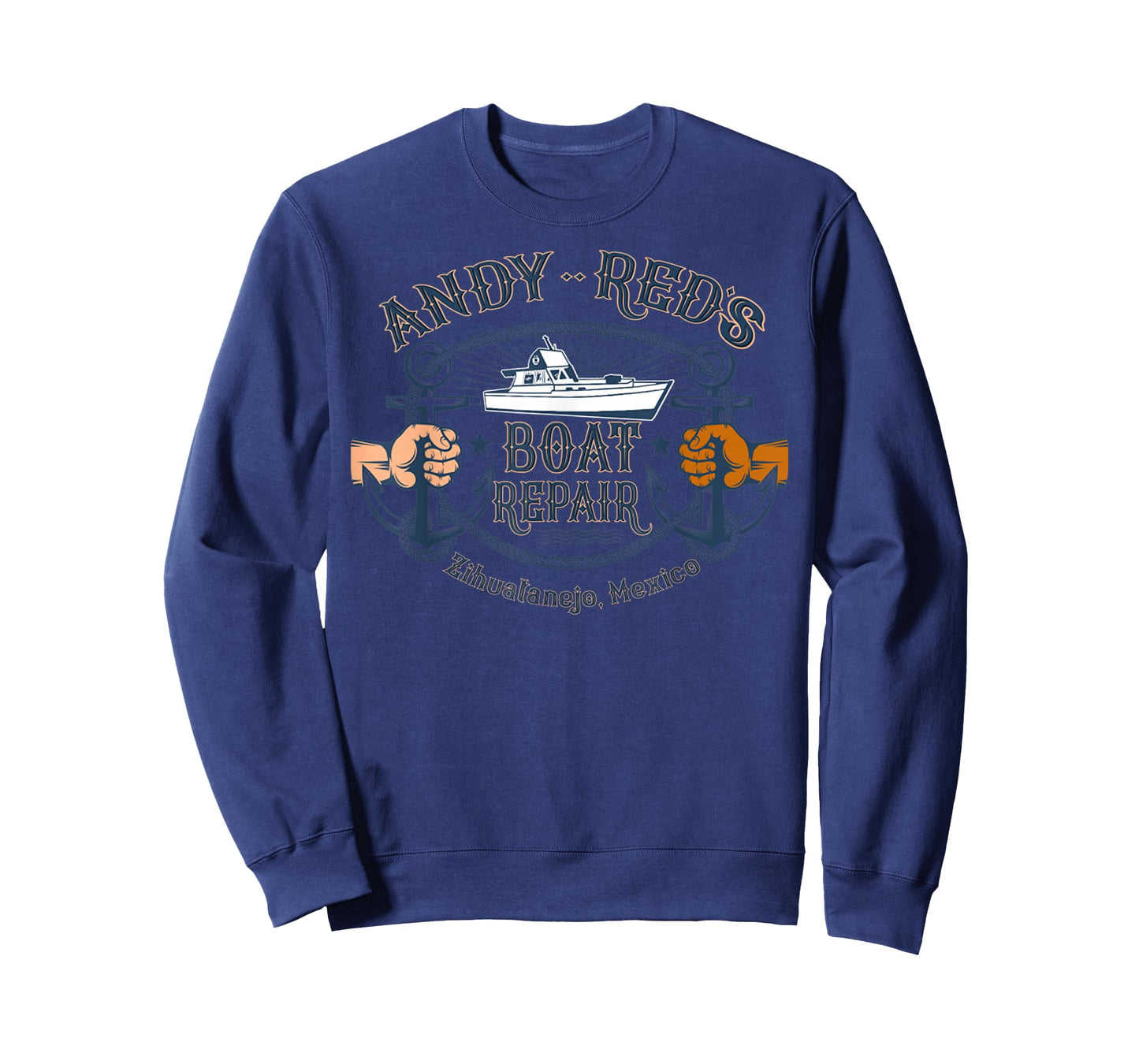 Andy & Red's Boat Repair Fishing Charters Boating Ocean T-Shirt