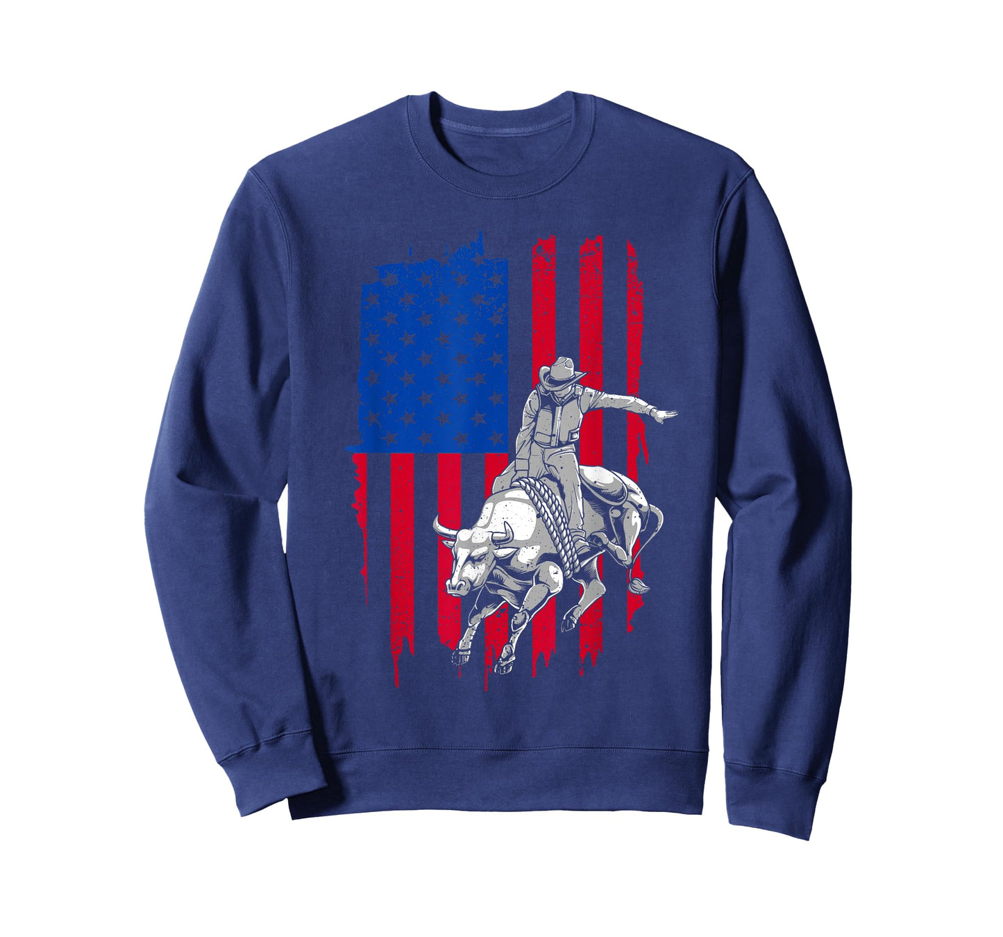Cool American Rodeo Bull Rider Design Men Women Boys Girls T-Shirt