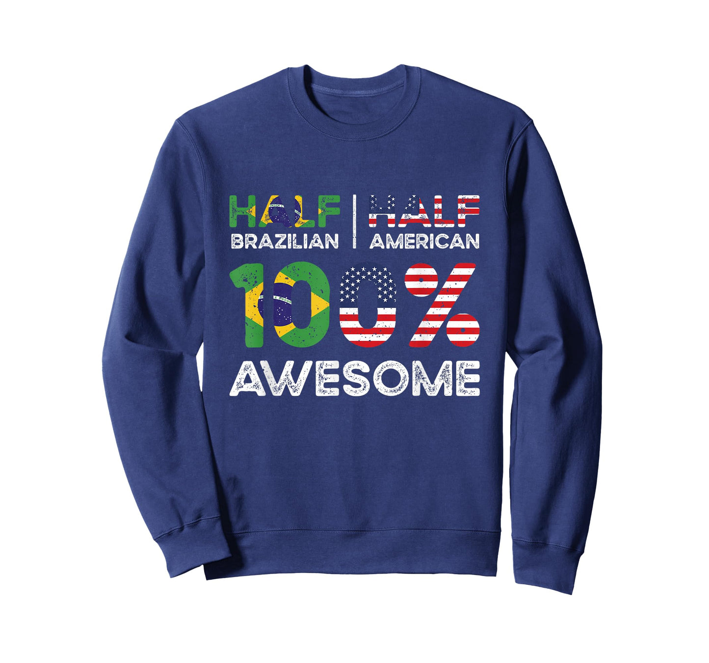 Brazilian American Patriot USA Grown Brazil US Flag T-Shirt