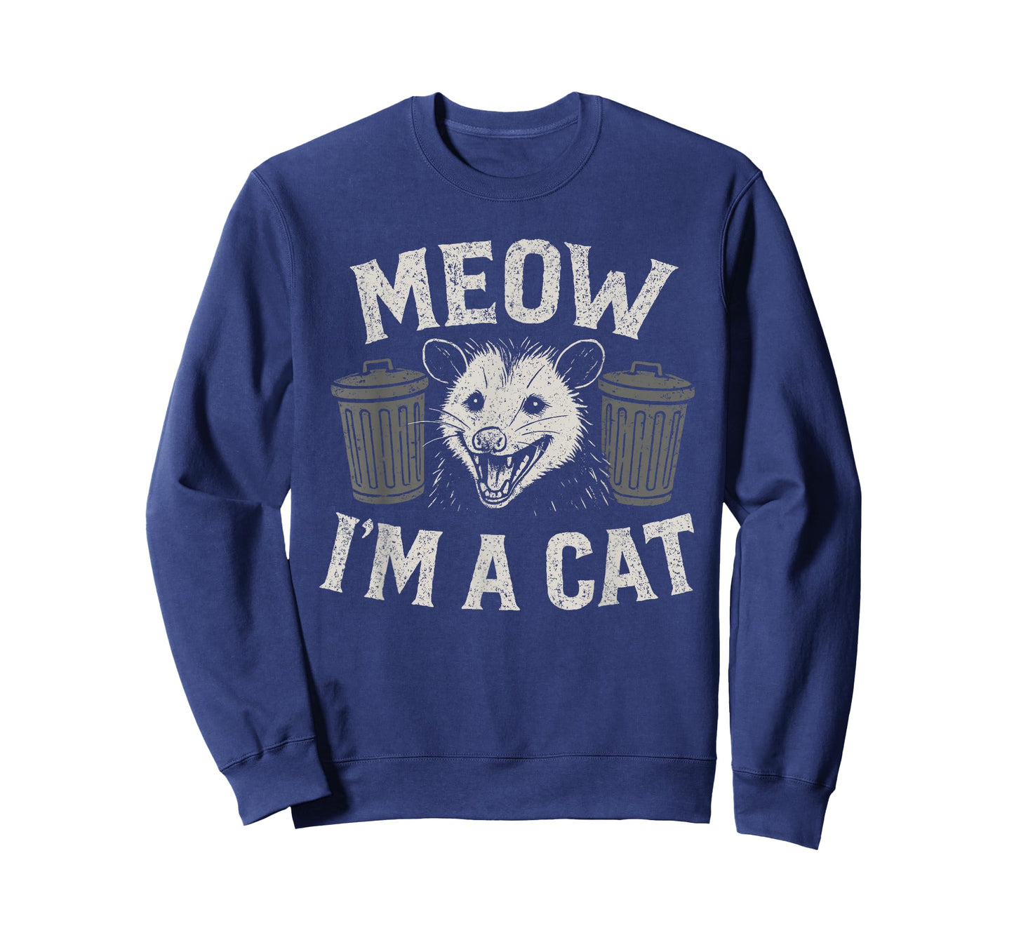 Meow I'm A Cat - Funny Possum Humor Opossum Lover T-Shirt