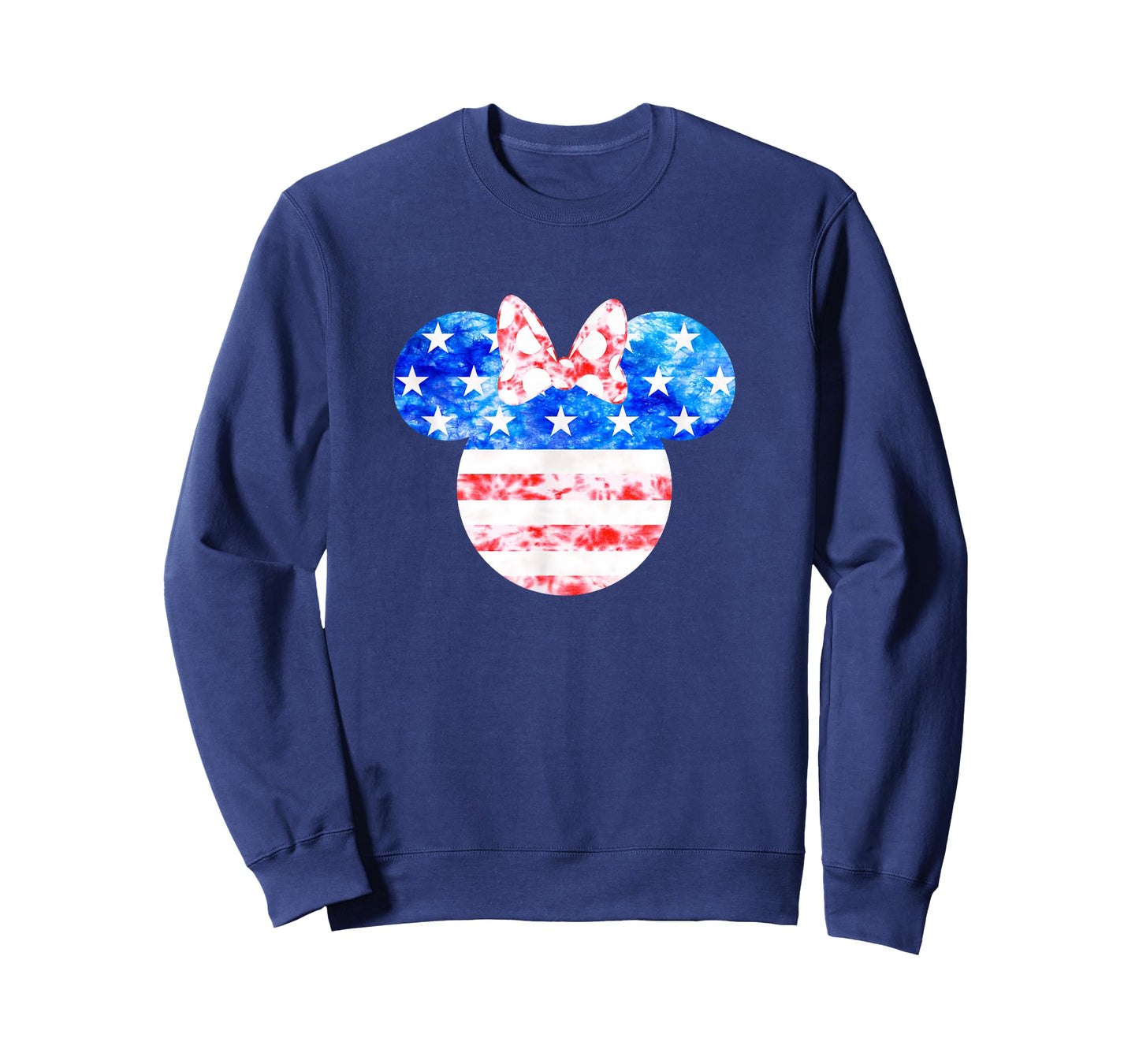Disney Minnie Mouse American Flag Tie Dye T-Shirt