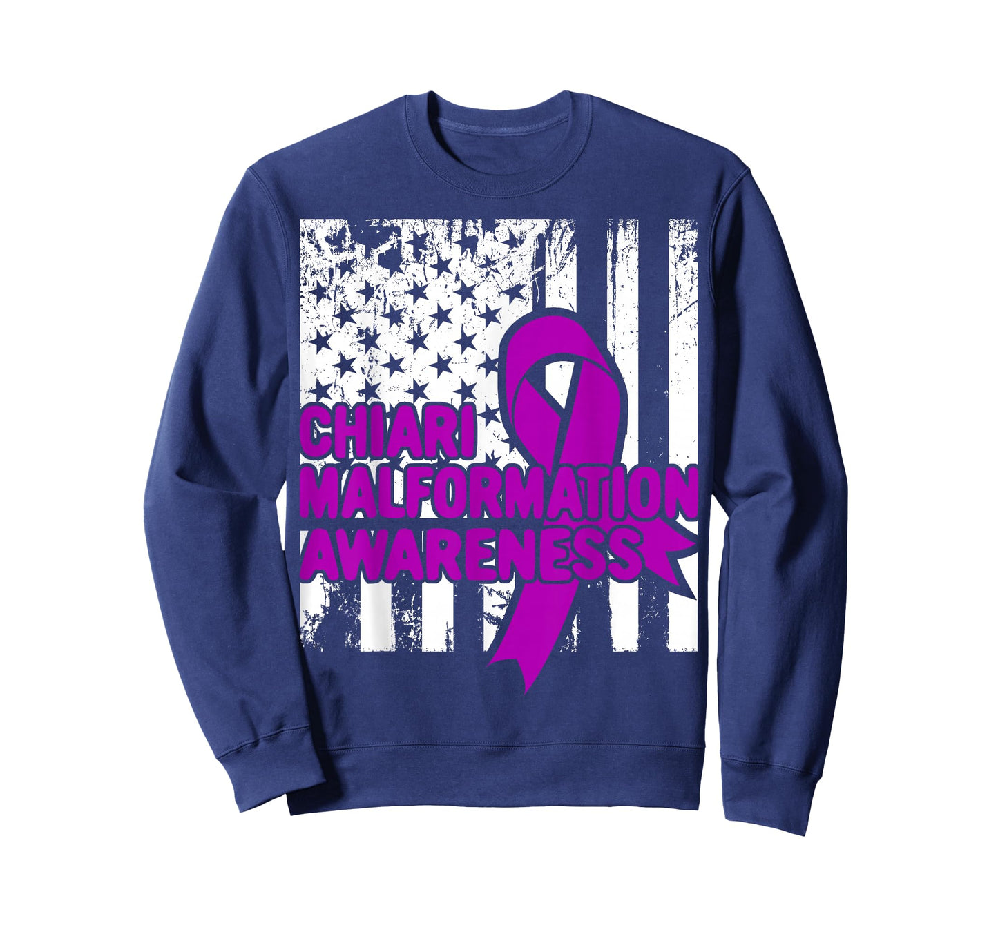 American Flag Shirt - Chiari Malformation Awareness TShirt T-Shirt