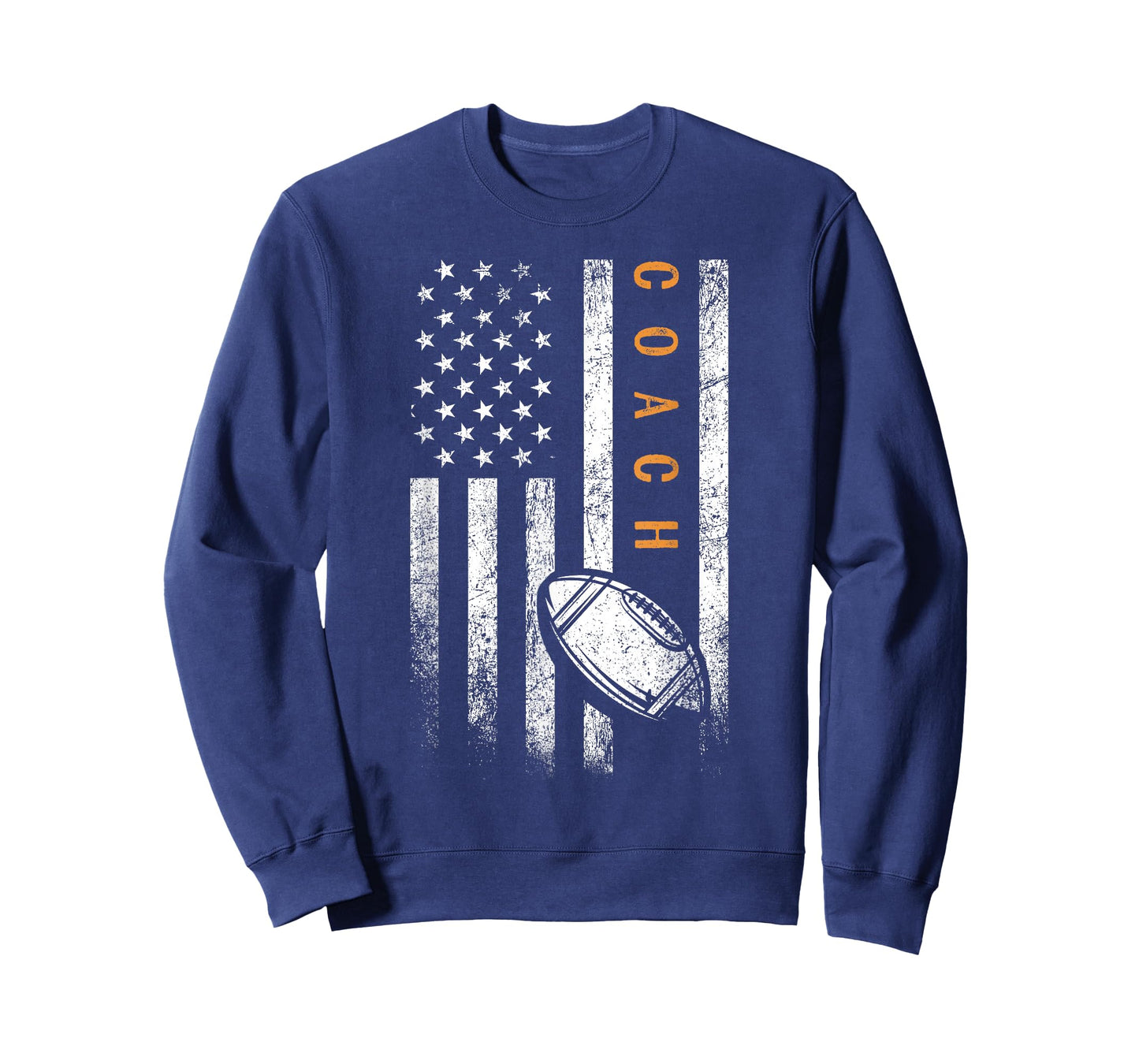 Football Coach American Flag Football Trainer Coaching T-Shirt