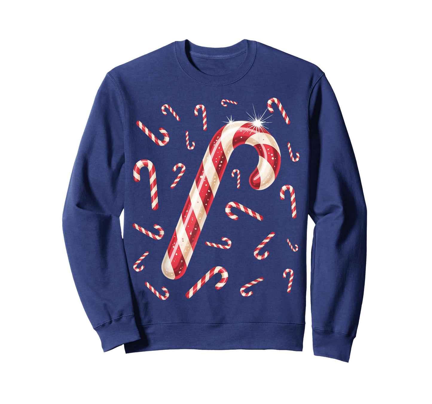 Christmas Candy Cane Merry Bright Red White Candy Costume T-Shirt