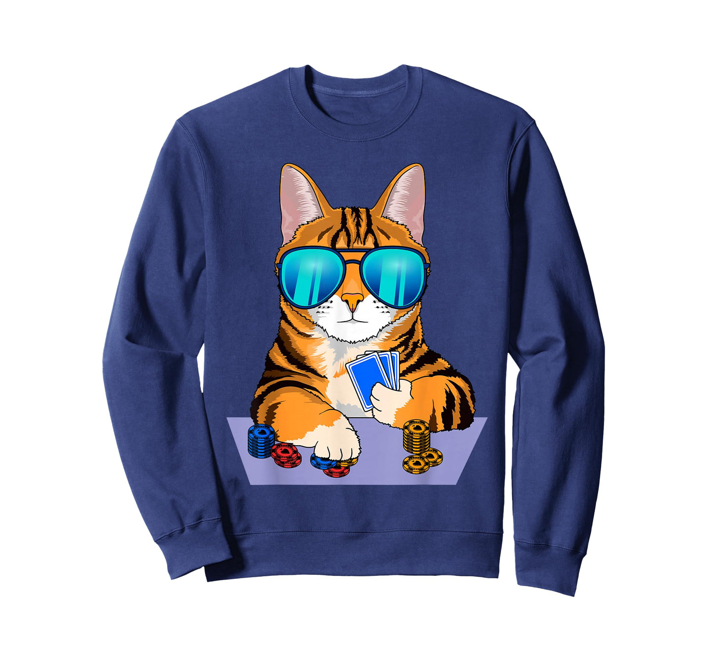 Cat Play Poker - Texas Hold'em Poker T-Shirt