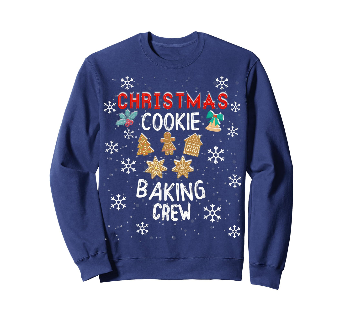 Christmas Cookie Baking Crew Holiday Kitchen Team T-Shirt
