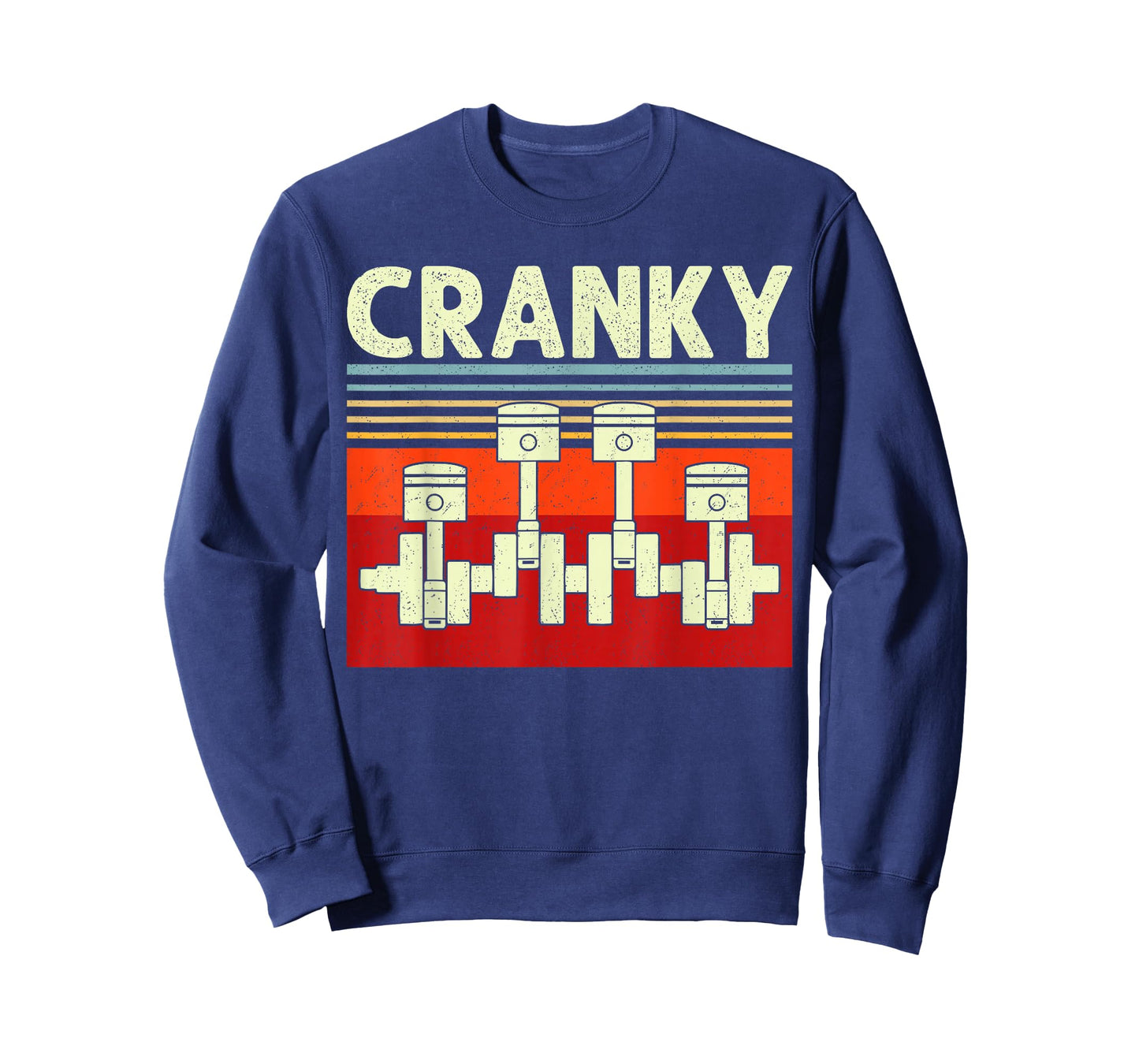 Cranky Car Engine Crankshaft Cars Lover Mechanics Father Day T-Shirt