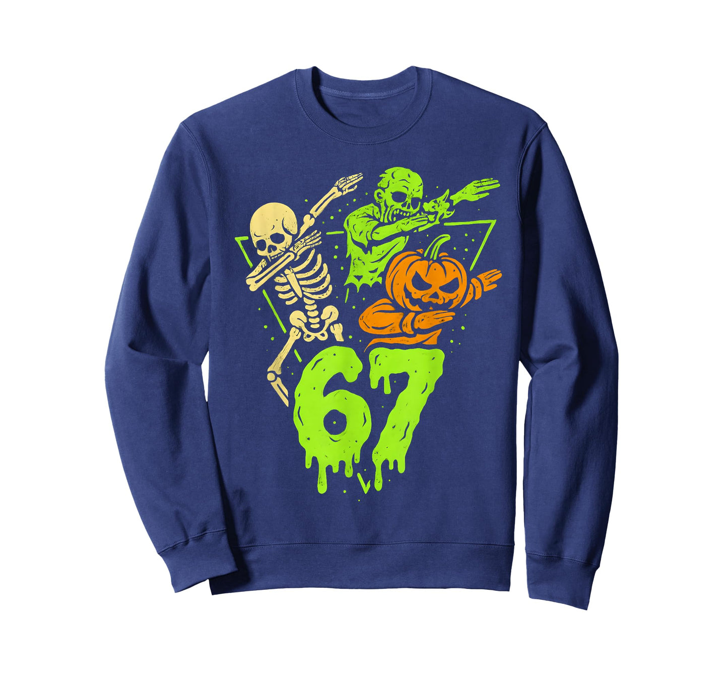 67 Halloween 6 7 Meme Gen Alpha Slang Six Seven Boys Kids T-Shirt