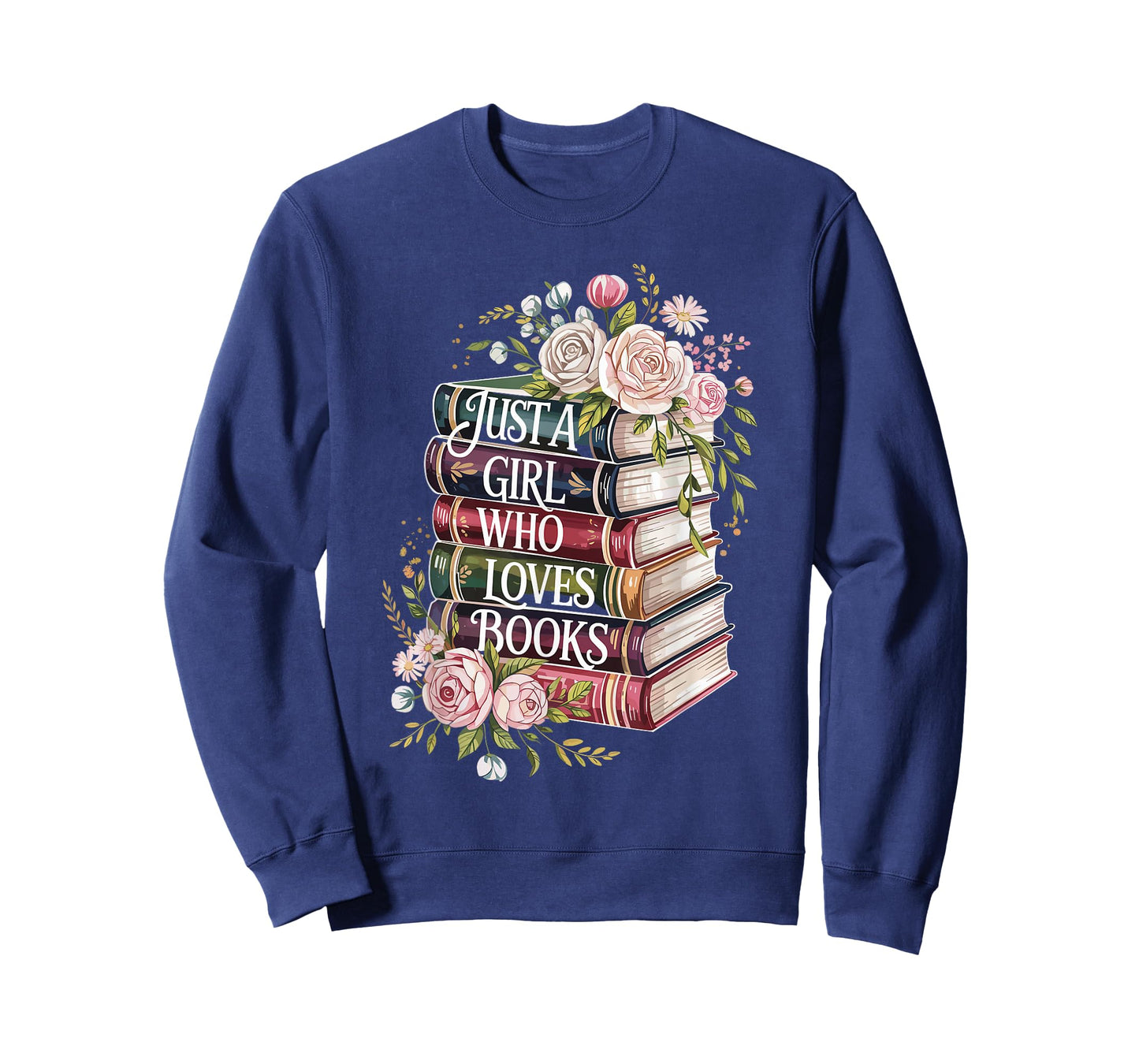Just a Girl Who Loves Books Book Lover Reading for Women T-Shirt