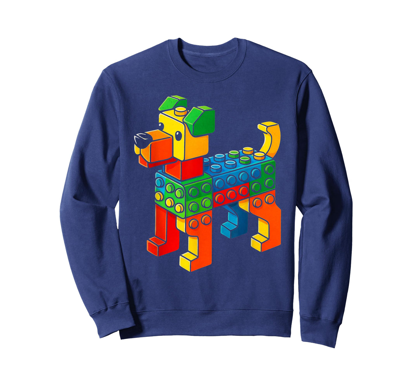 Master Builder Dog Brick Builders Building Blocks Kids Toy T-Shirt