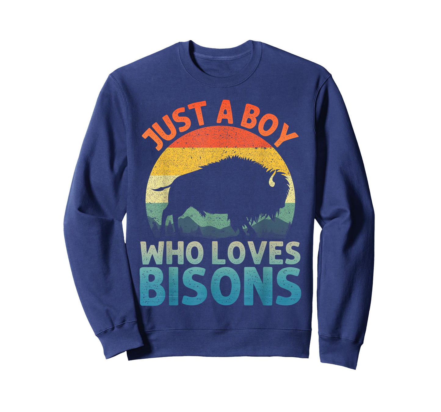 Cool Bison Design for Men Boys Wildlife Buffalo Lover Bison T-Shirt