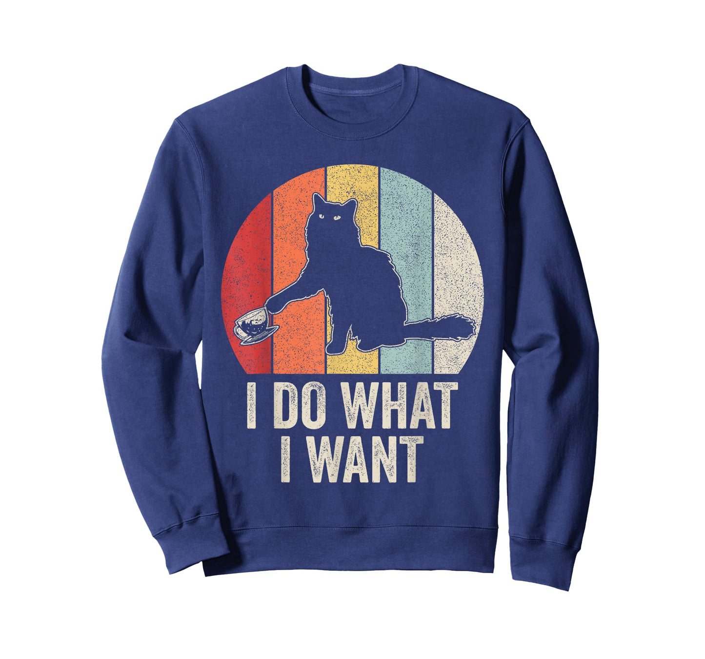 Retro I Do What I Want Cat Shirt Cat Lover Owner Gift Funny T-Shirt