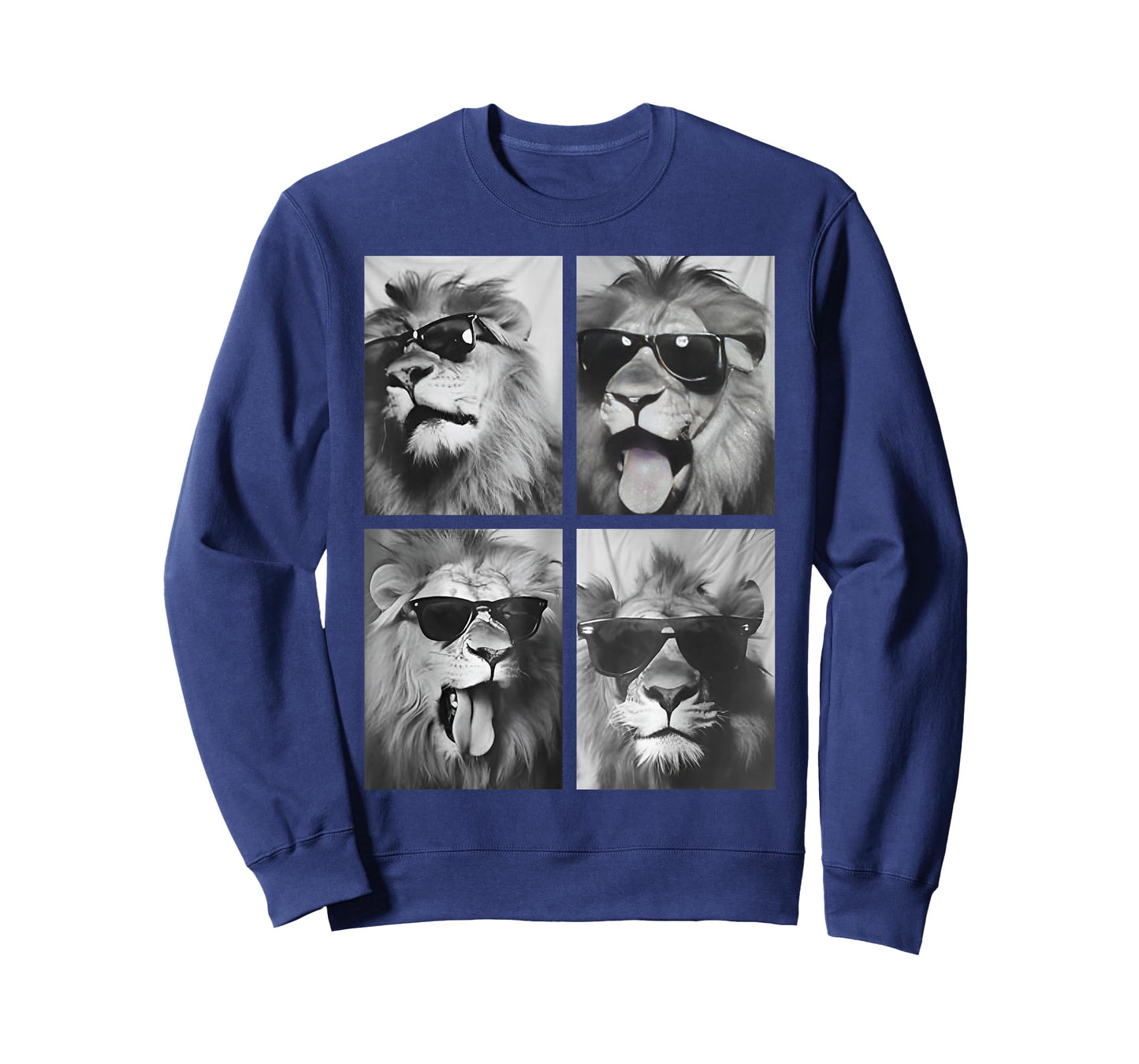 Cute Lions with Sunglasses Cool Lion Animals Photo Booth T-Shirt