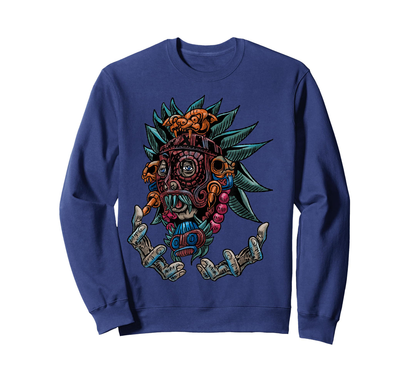 Aztec Warrior Cool Shaman Guardian Inca Maya Gift Idea T-Shirt