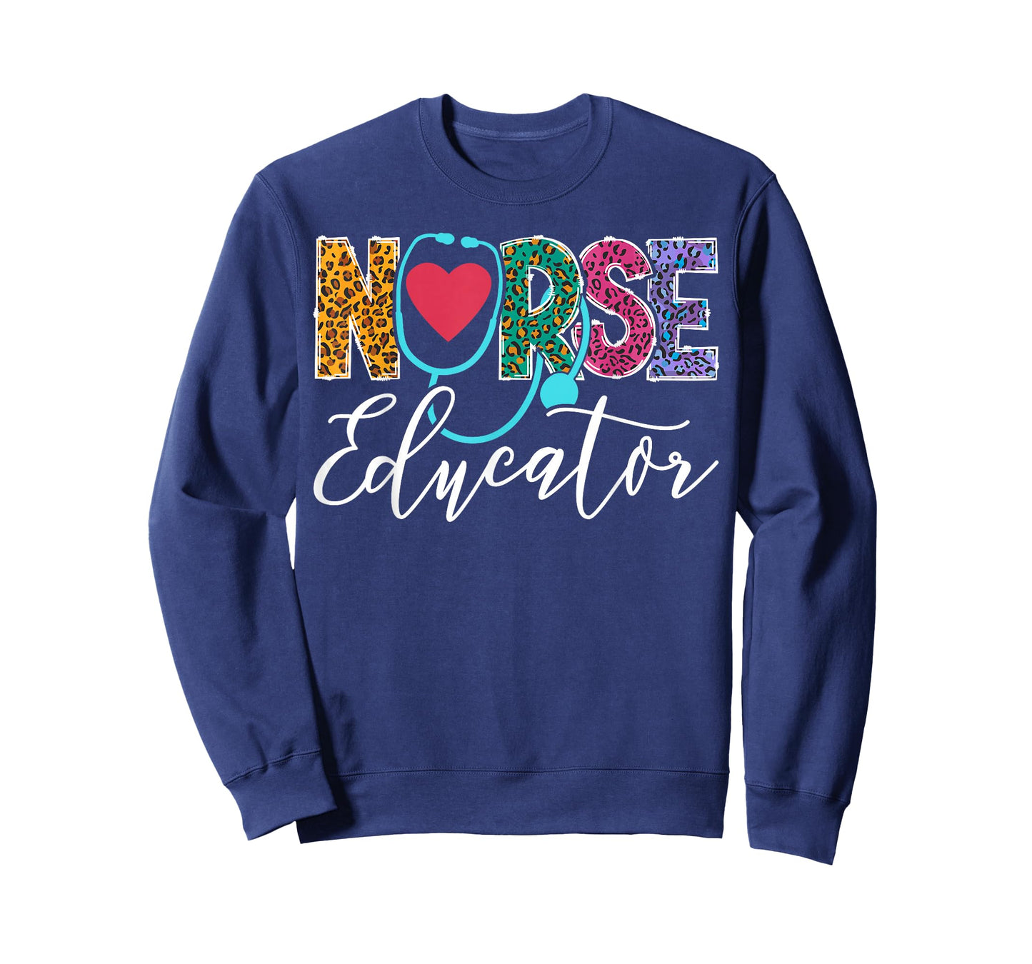Cute Nurse Educator Leopard T-Shirt