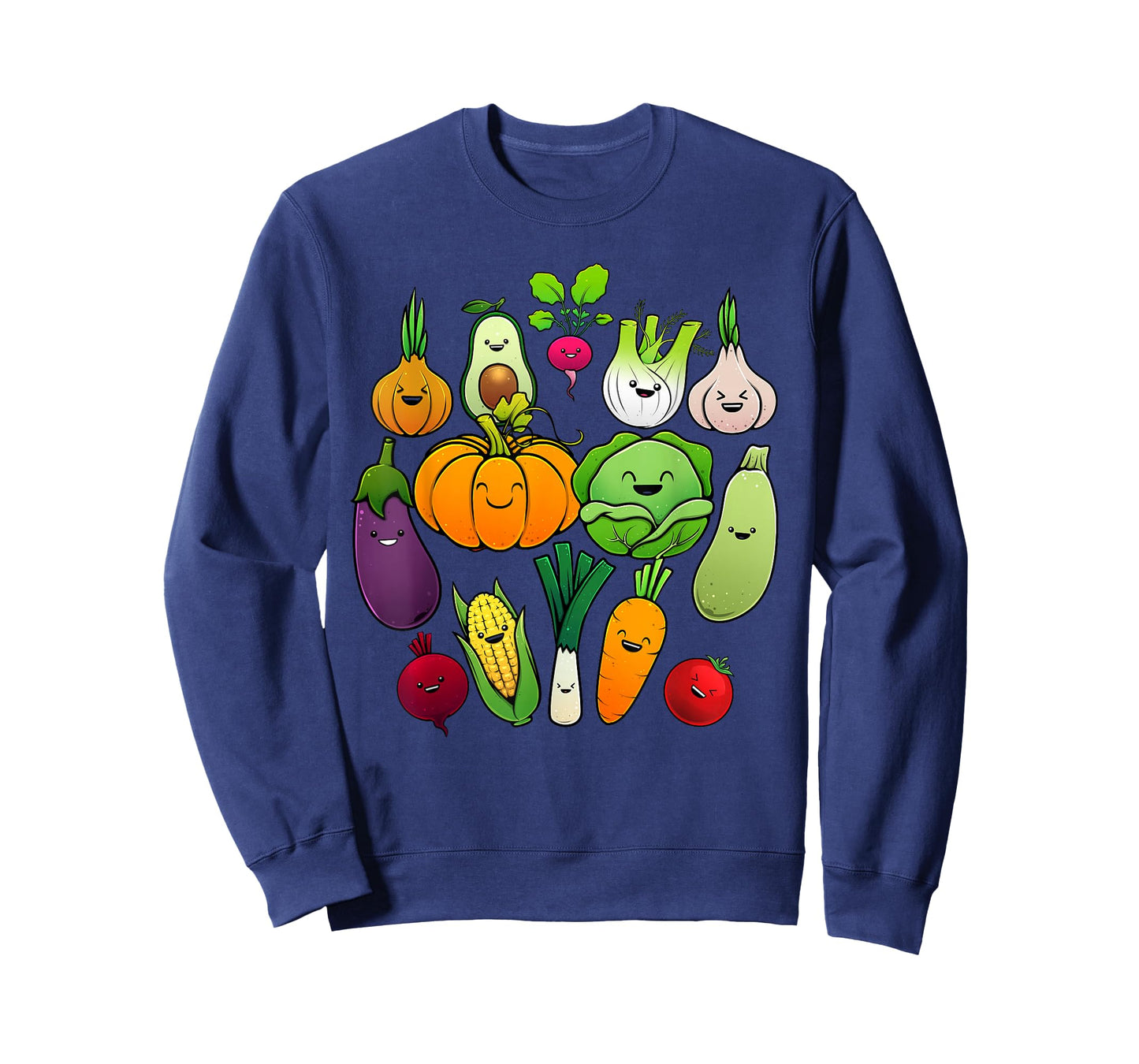 Cute Vegetable Art Men Women Healthy Veggie Vegan Gardening T-Shirt