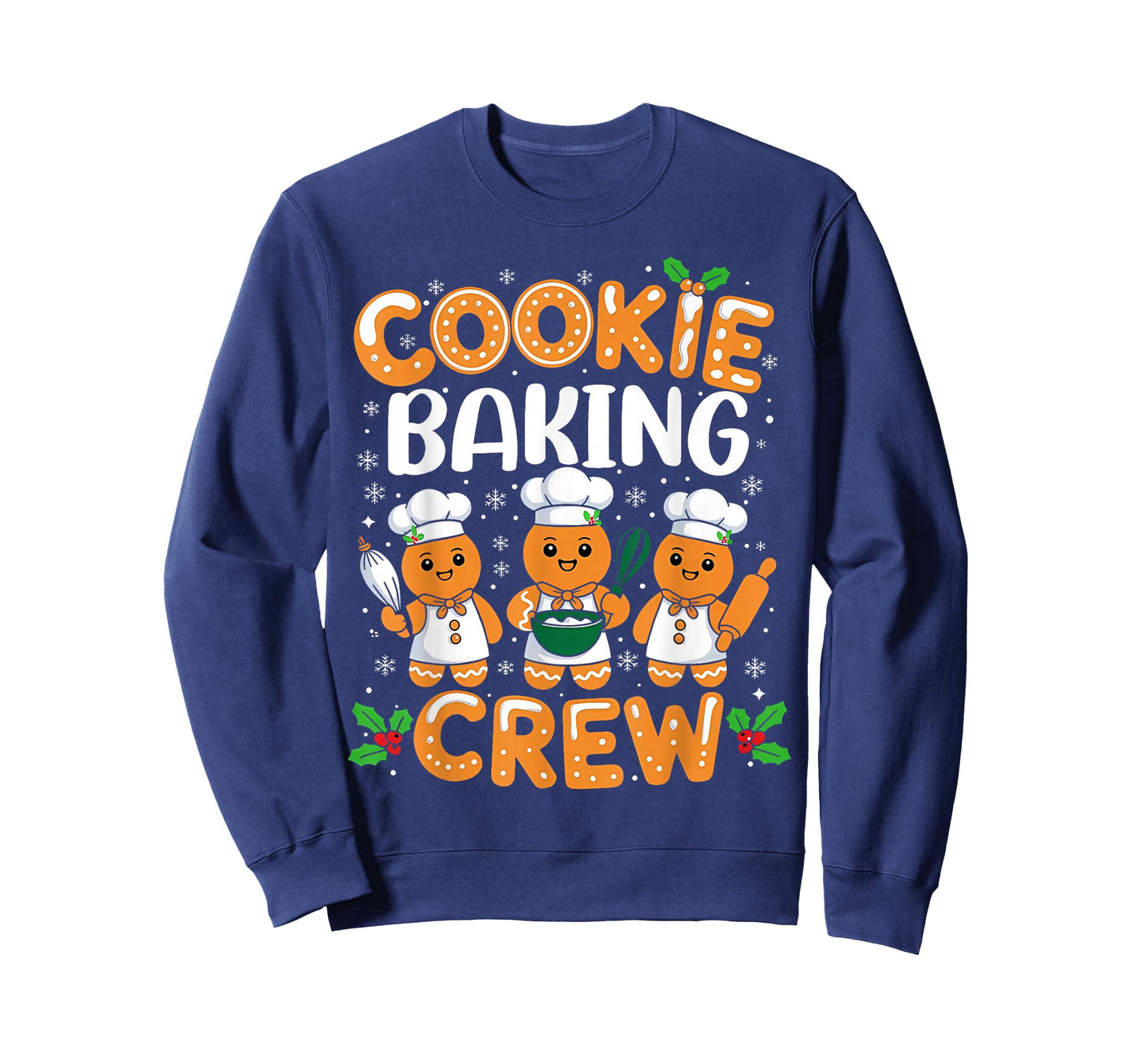 Cookie Baking Crew Christmas Gingerbread Team Squad Family T-Shirt