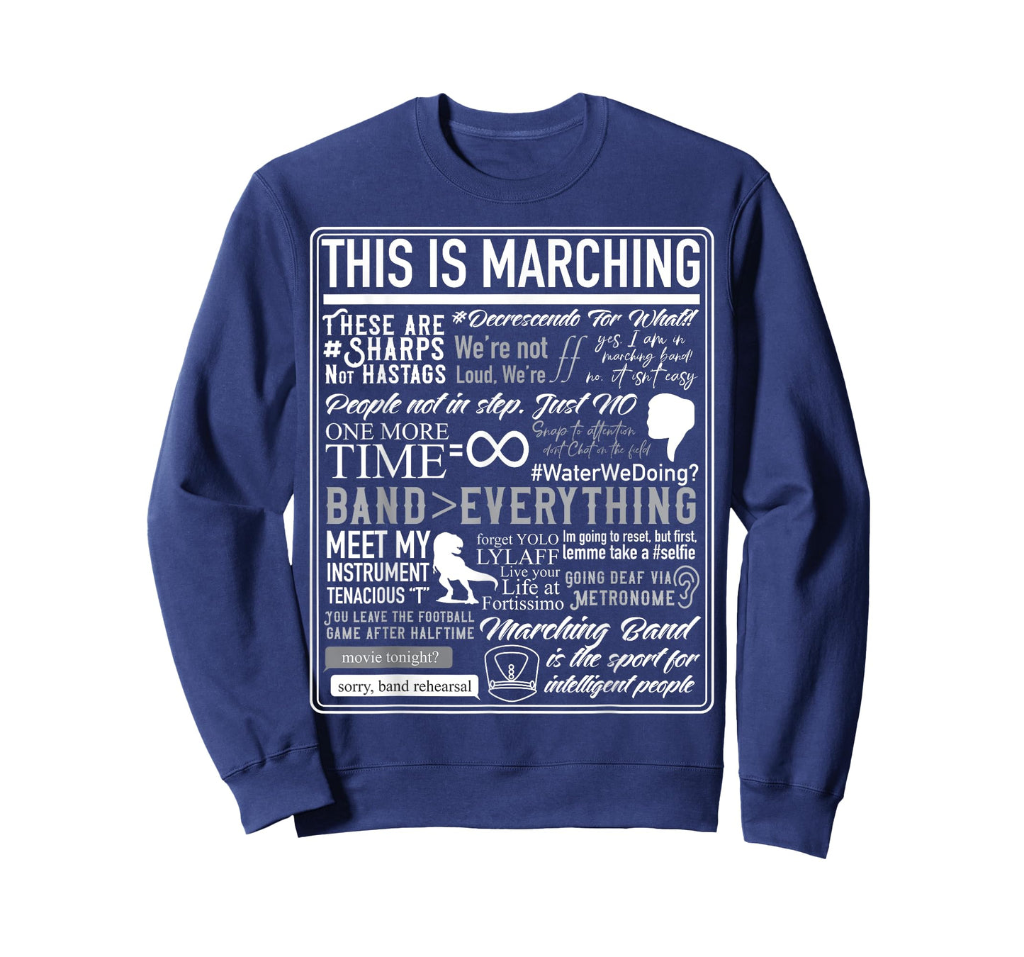 This is Marching Band Funny Brass Band Sayings & Memes T-Shirt