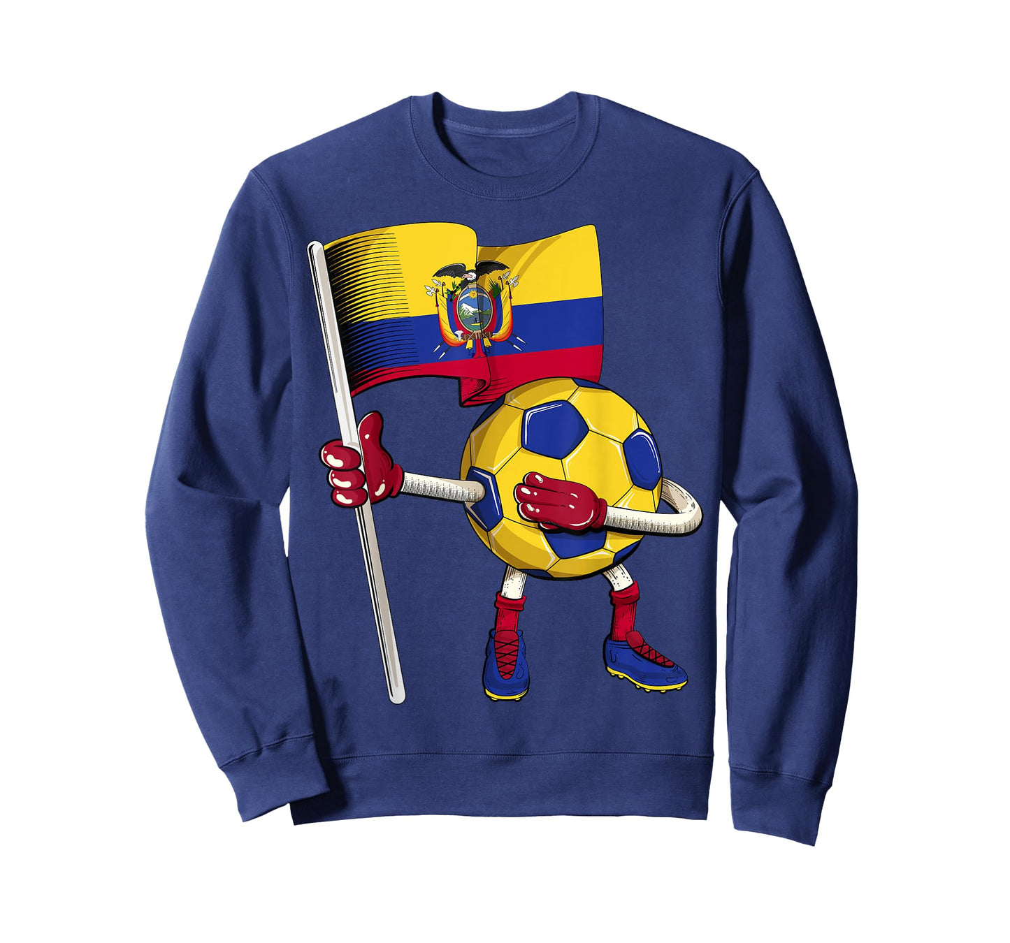 Ecuador Soccer Jersey Ecuador Flag Football Dab Funny T-Shirt