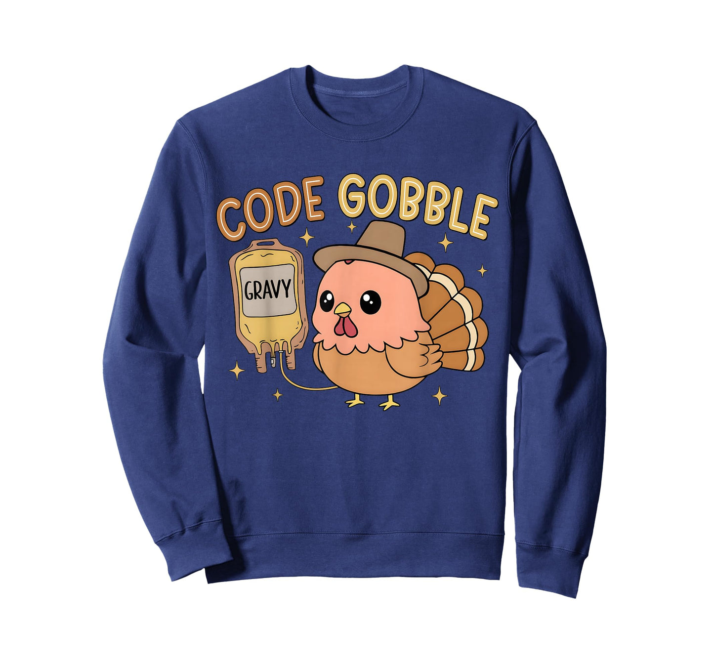 Code Gobble Thanksgiving Nurse Funny ER Nurse Medical Crew T-Shirt