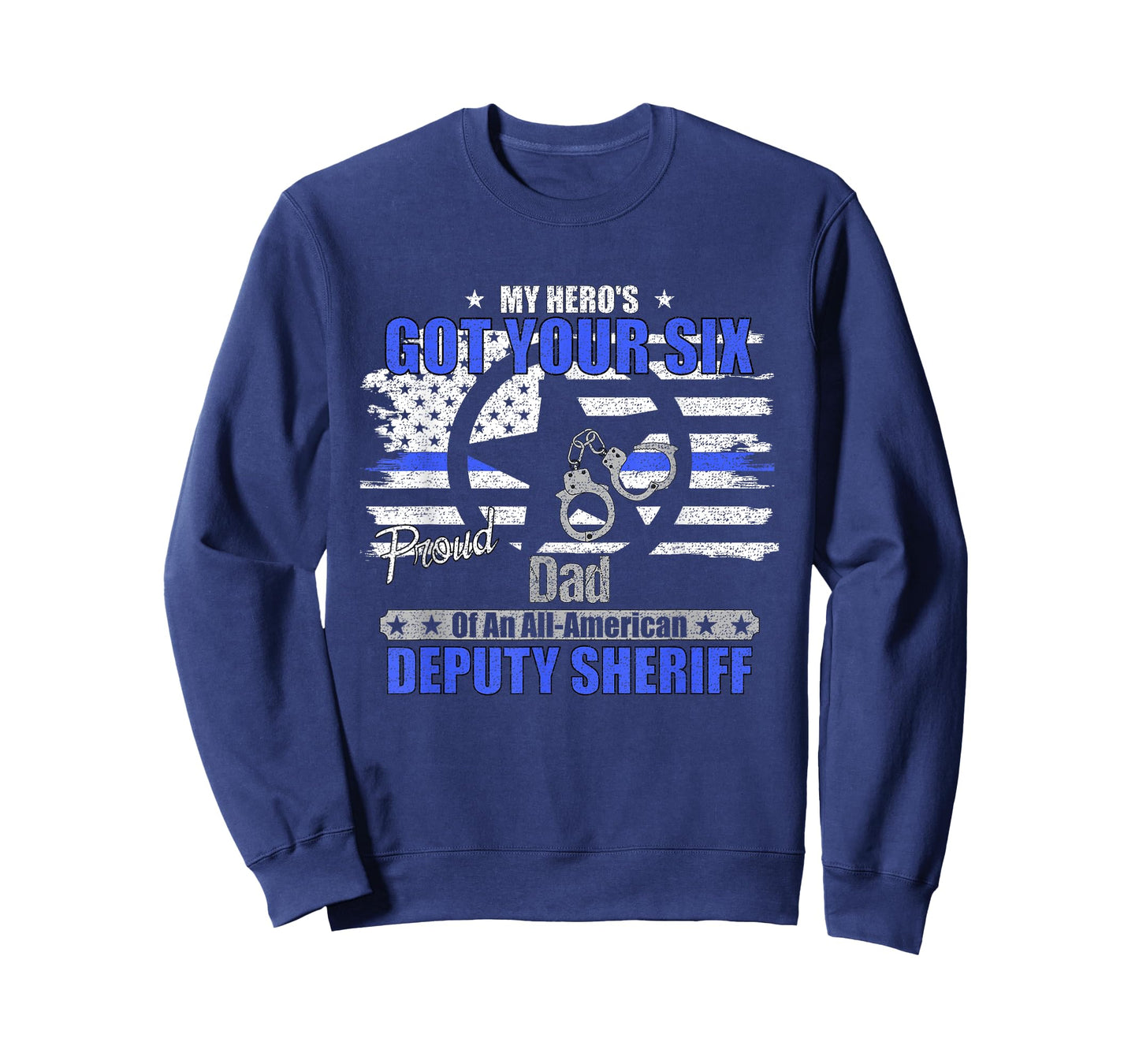 Deputy Sheriff Proud Dad Graphic T-Shirt